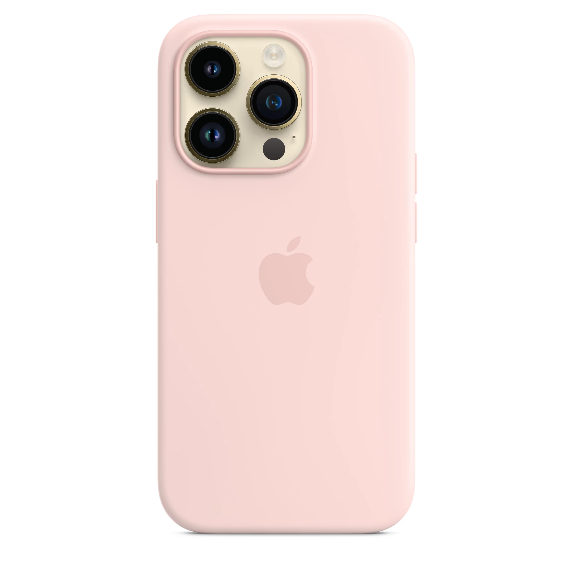 Чохол Apple iPhone 14 Pro Silicone Case with Animation & MagSafe (1:1 original) - Chalk Pink