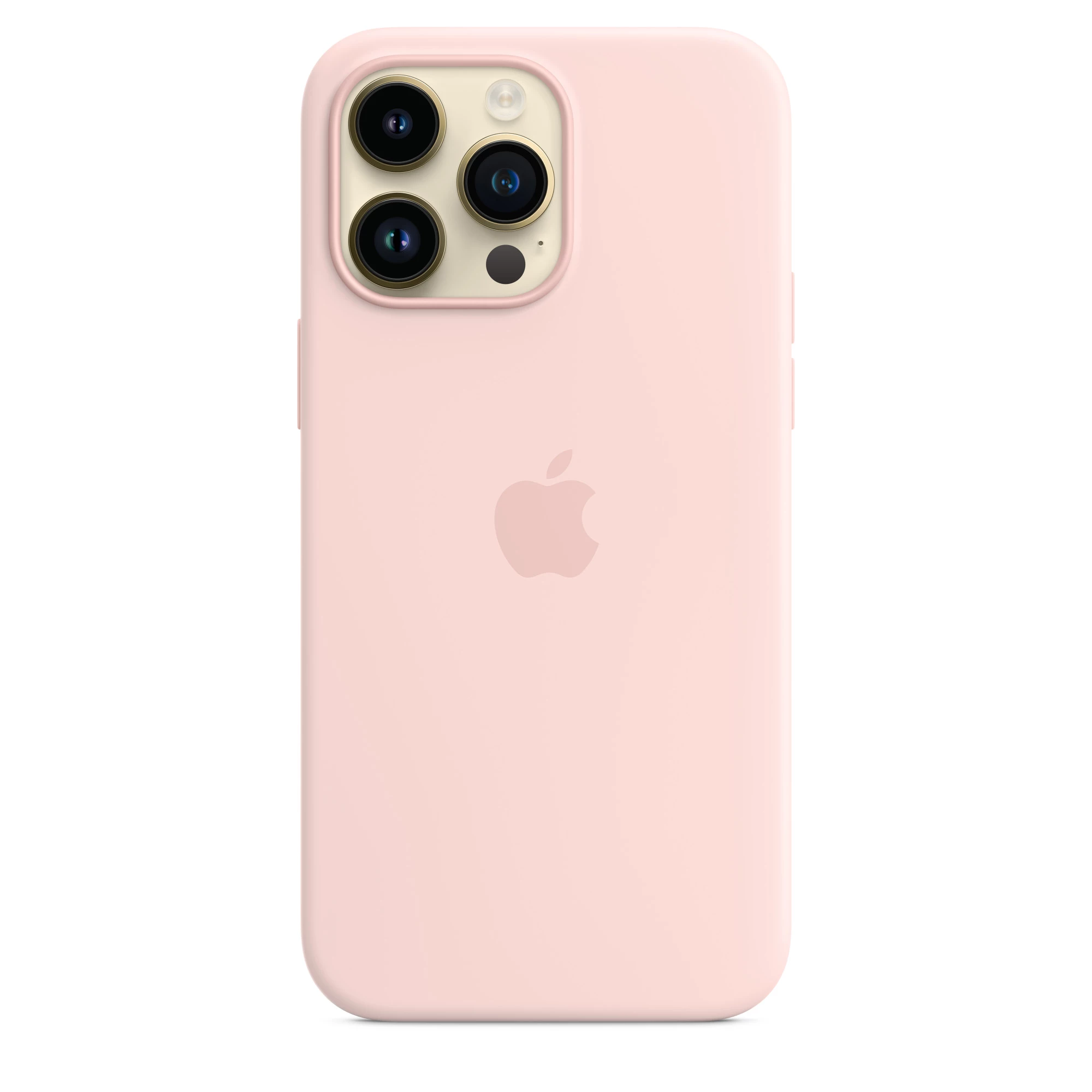 Чохол Apple iPhone 14 Pro Max Silicone Case with Animation & MagSafe (1:1 original) - Chalk Pink