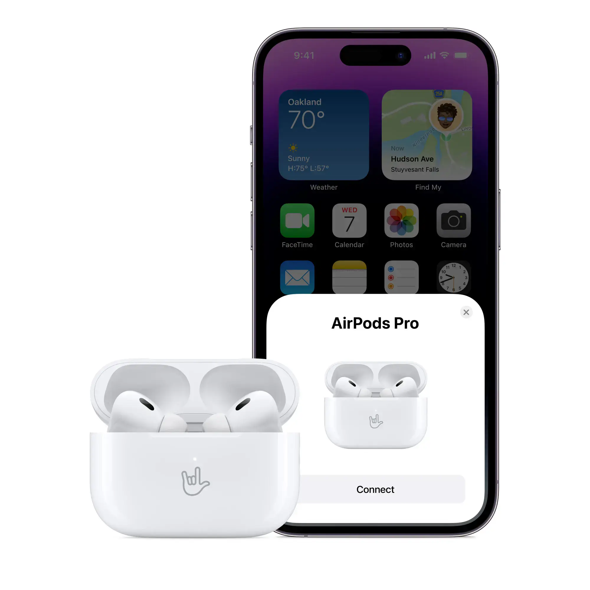 Навушники Apple AirPods Pro 2 with MagSafe Charging Case with Speaker (MQD83)