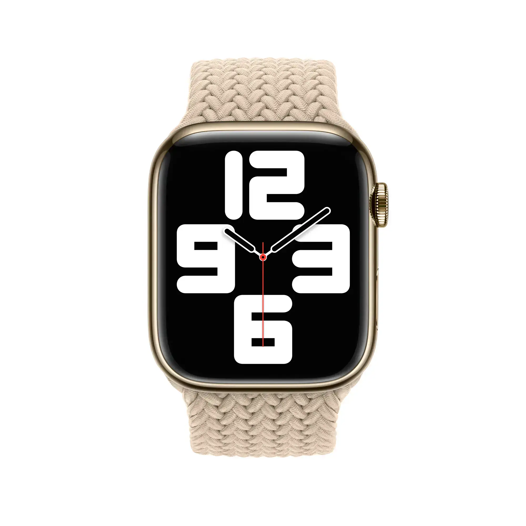 Ремінець Apple Beige Braided Solo Loop - Size 1 для Apple Watch 42/44/45/49mm (MQGX3)