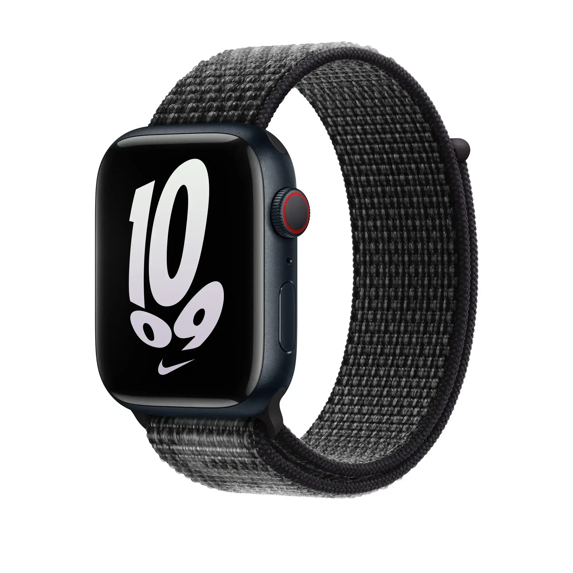 Ремешок Apple Black/Summit White Nike Sport Loop для Apple Watch 42/44/45/49mm (MPJ13)