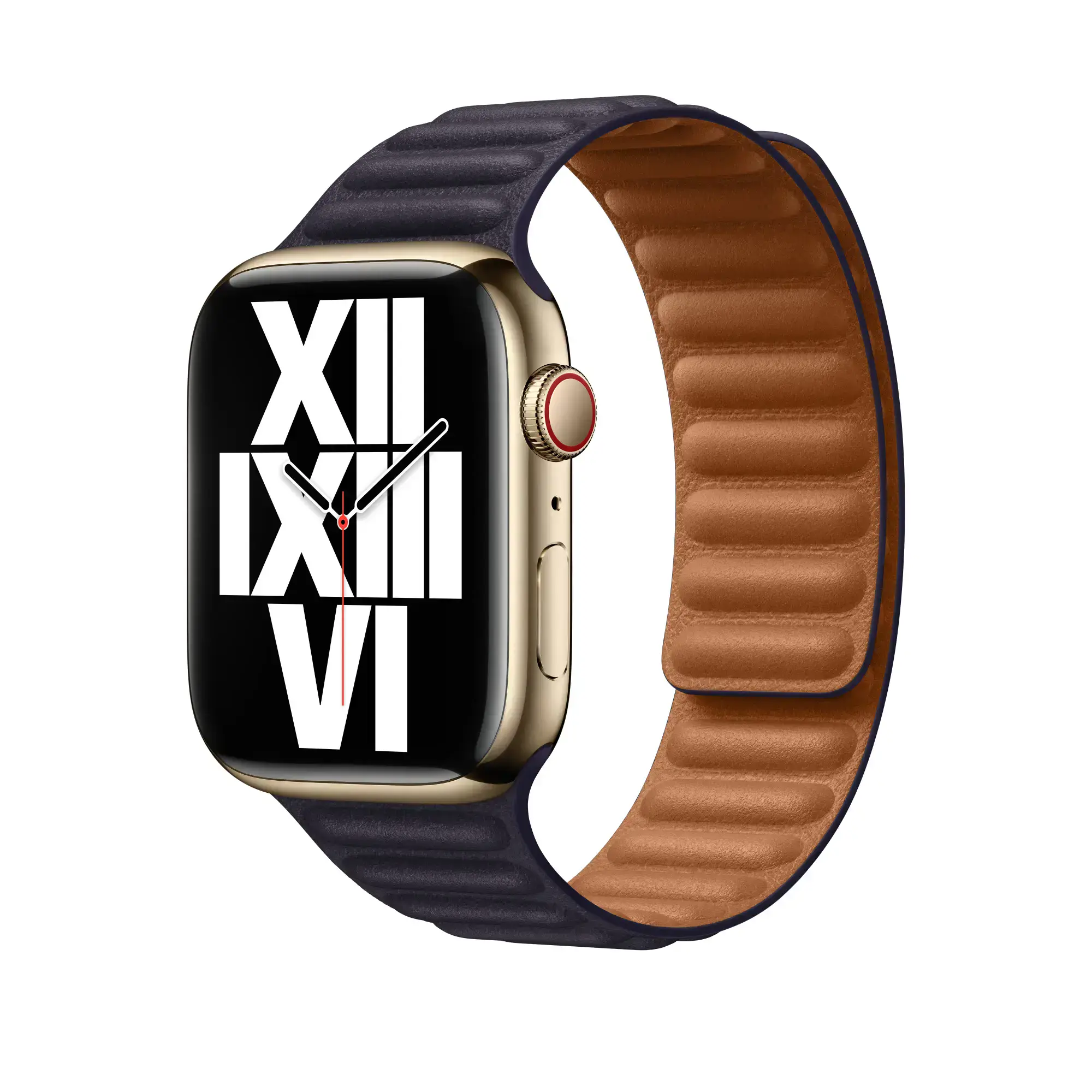 Ремінець Apple Ink Leather Link M/L для Apple Watch 42/44/45/49mm (MP883)