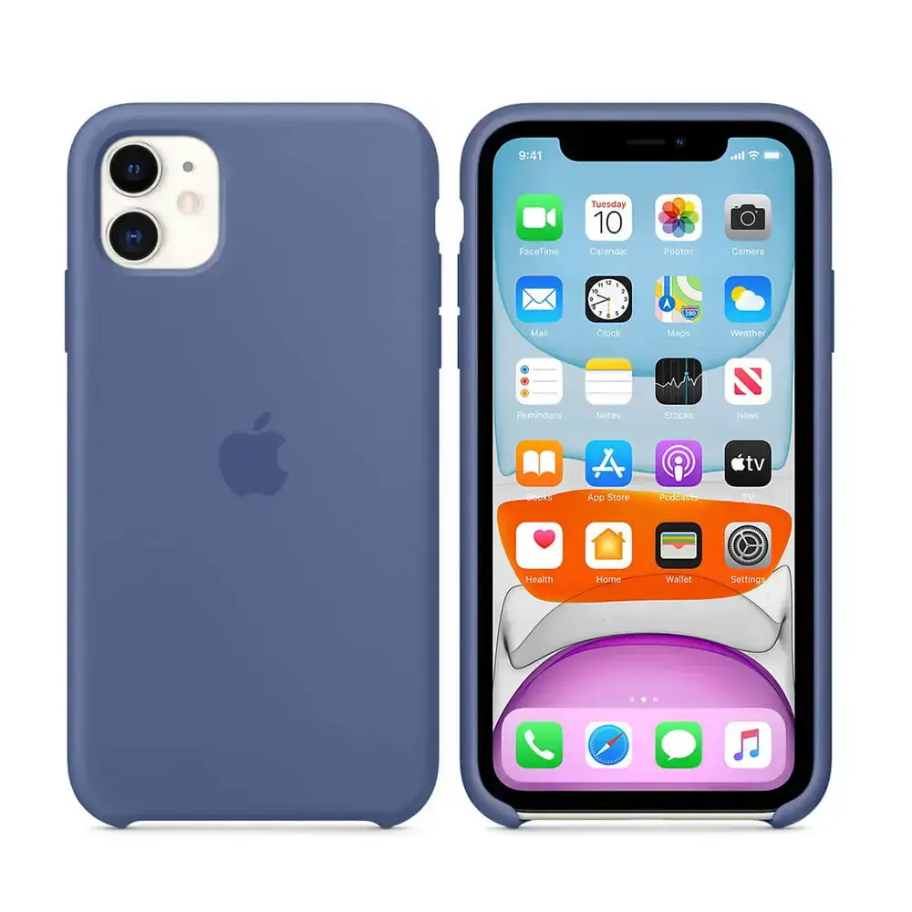 Чохол Apple iPhone 11 Silicone Case - Linen Blue (MY1A2)