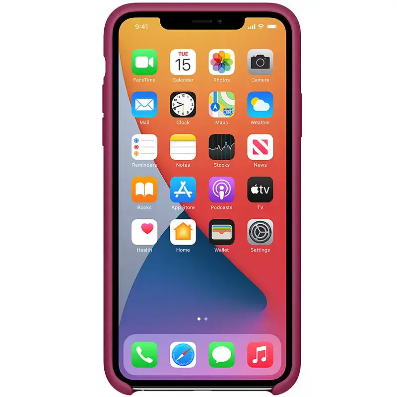 Чохол Apple iPhone 11 Silicone Case - Pomegranate (MWYZ2)