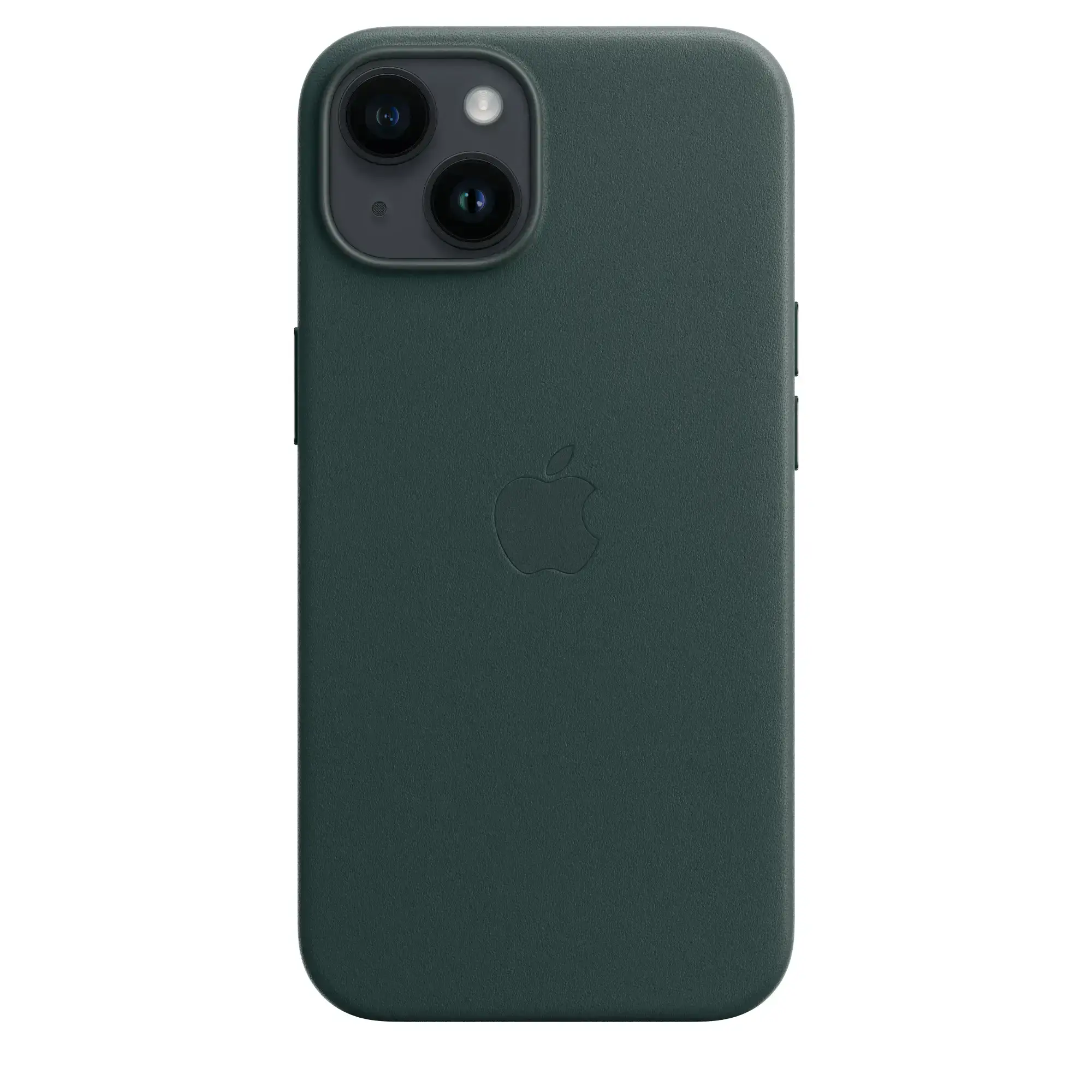 Чехол Apple iPhone 14 Leather Case with MagSafe - Forest Green (MPP53)