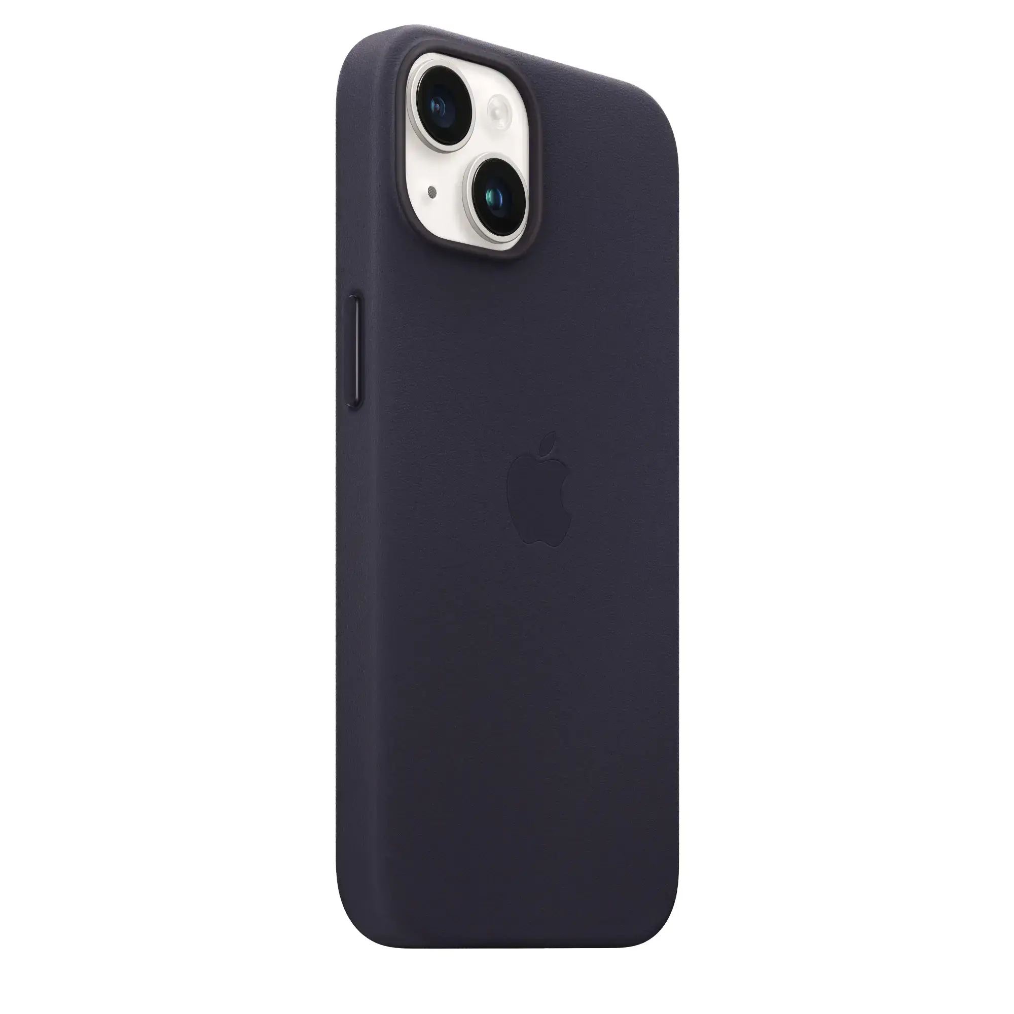 Чохол Apple iPhone 14 Leather Case with MagSafe - Ink (MPP63)