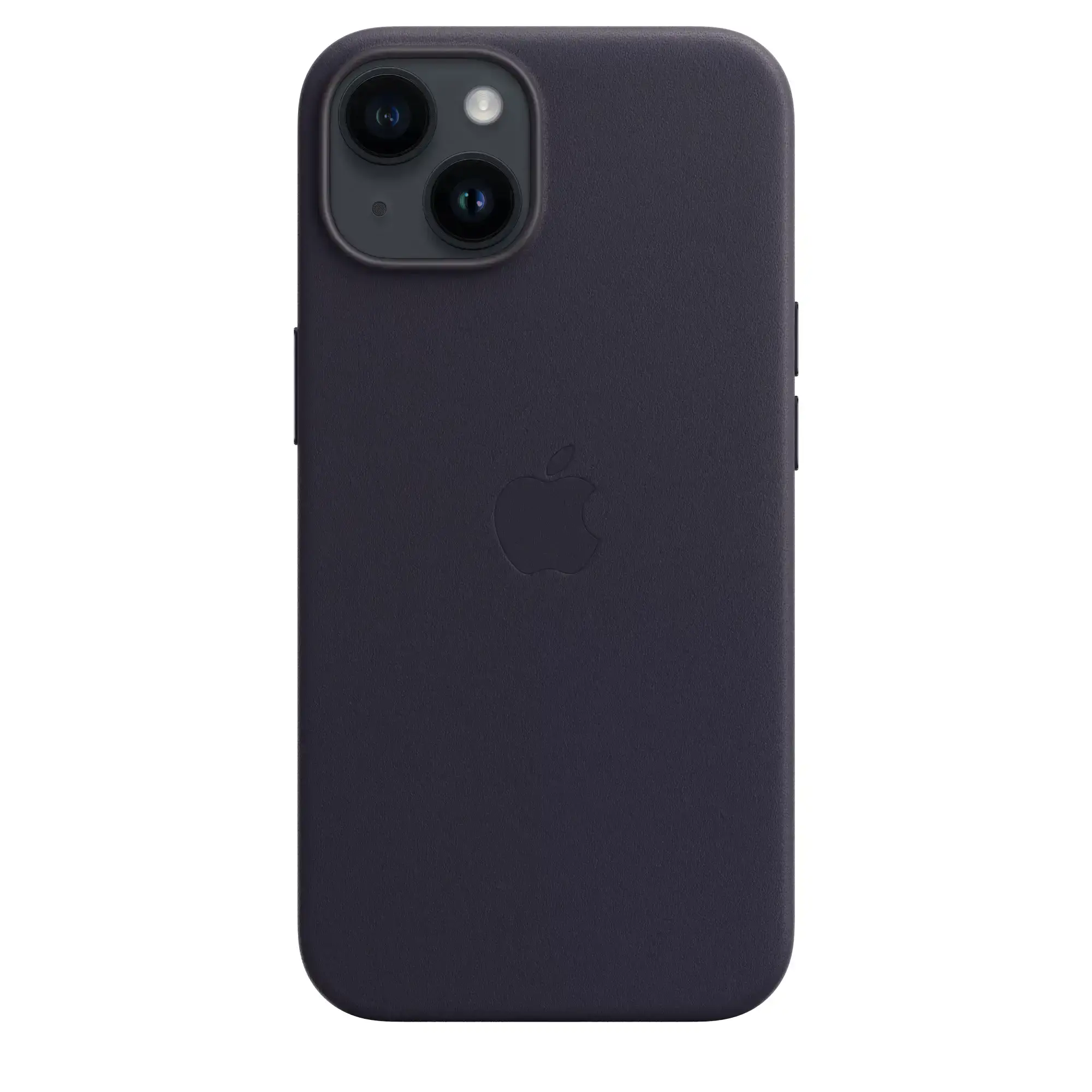Чохол Apple iPhone 14 Leather Case with MagSafe - Ink (MPP63)