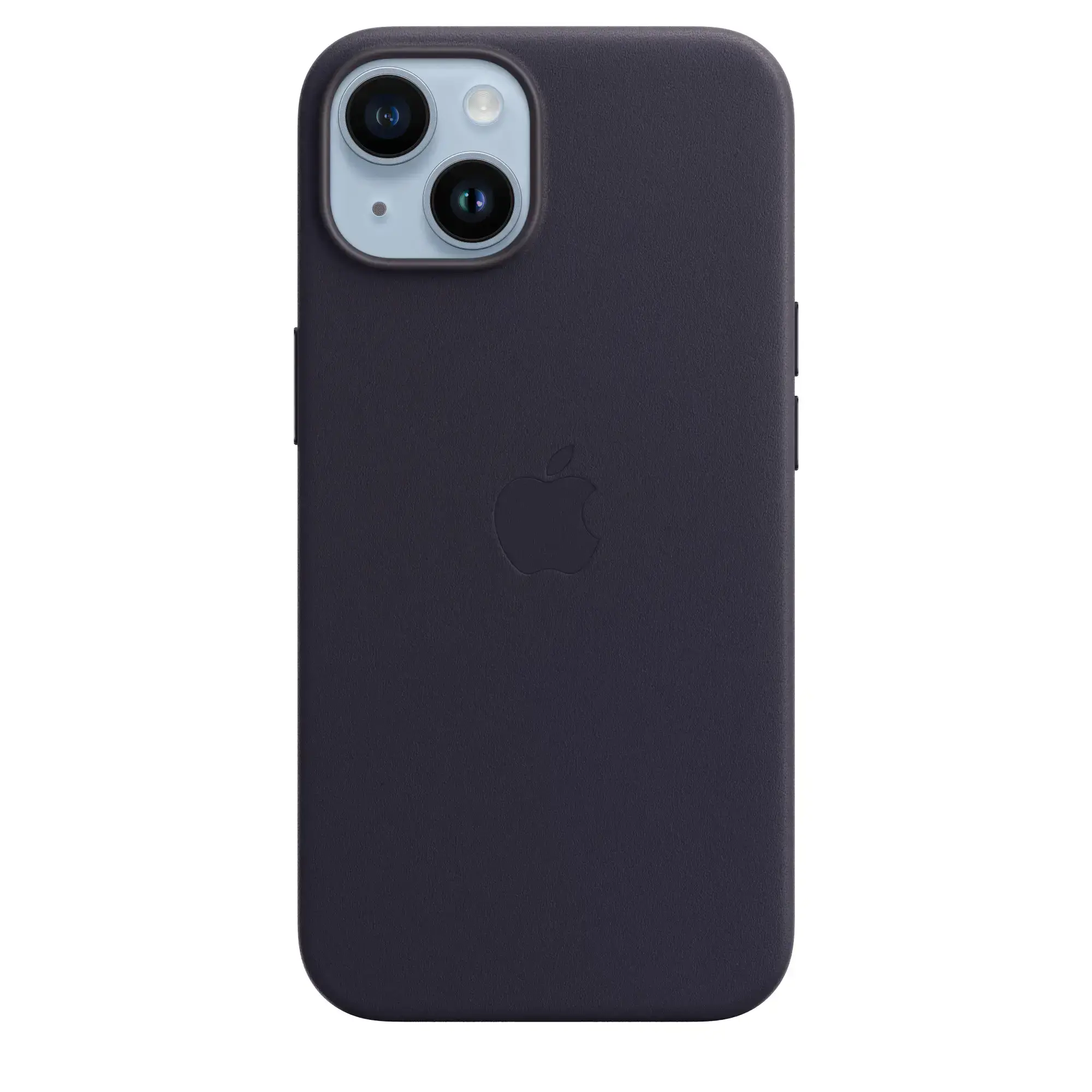 Чохол Apple iPhone 14 Leather Case with MagSafe - Ink (MPP63)