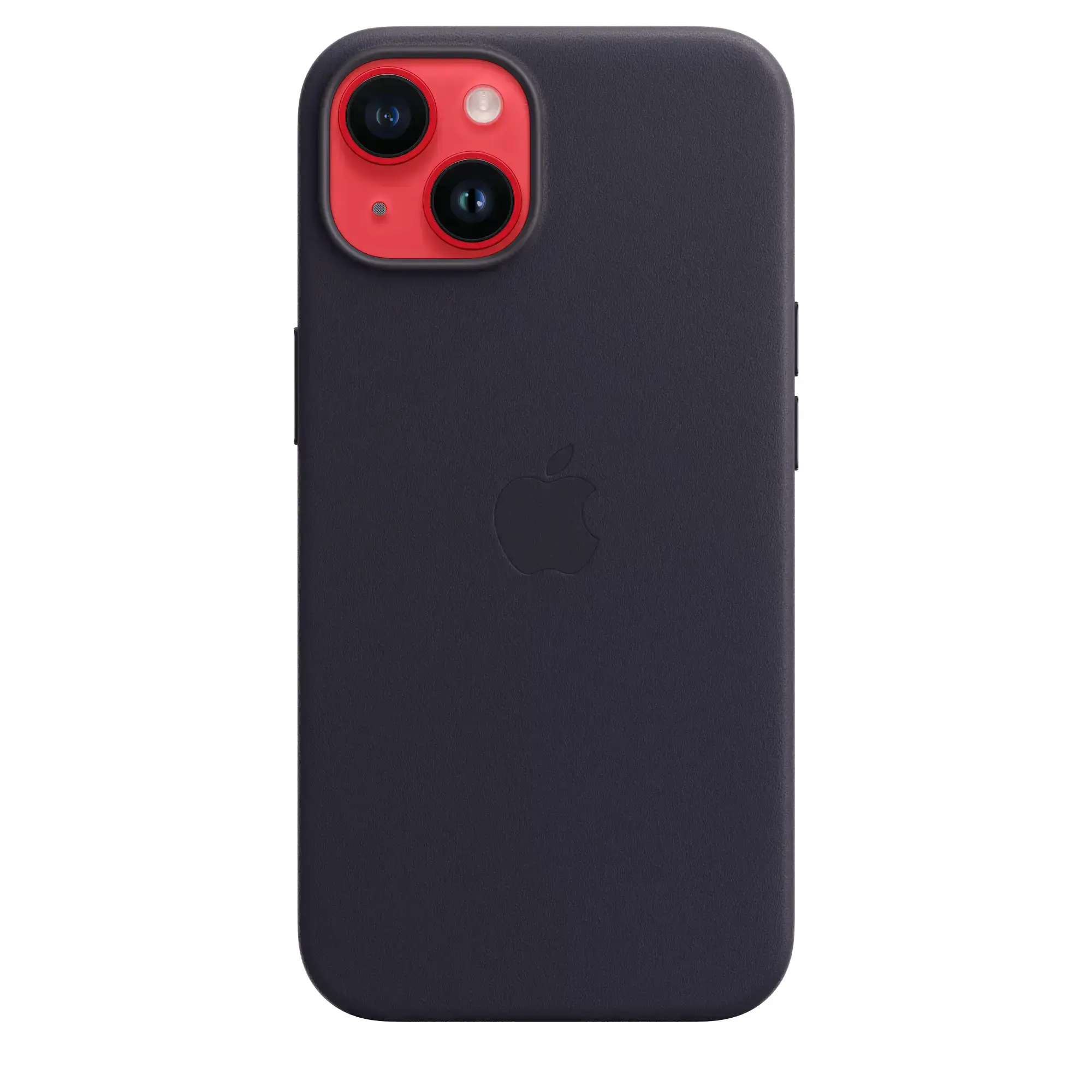 Чохол Apple iPhone 14 Leather Case with MagSafe - Ink (MPP63)