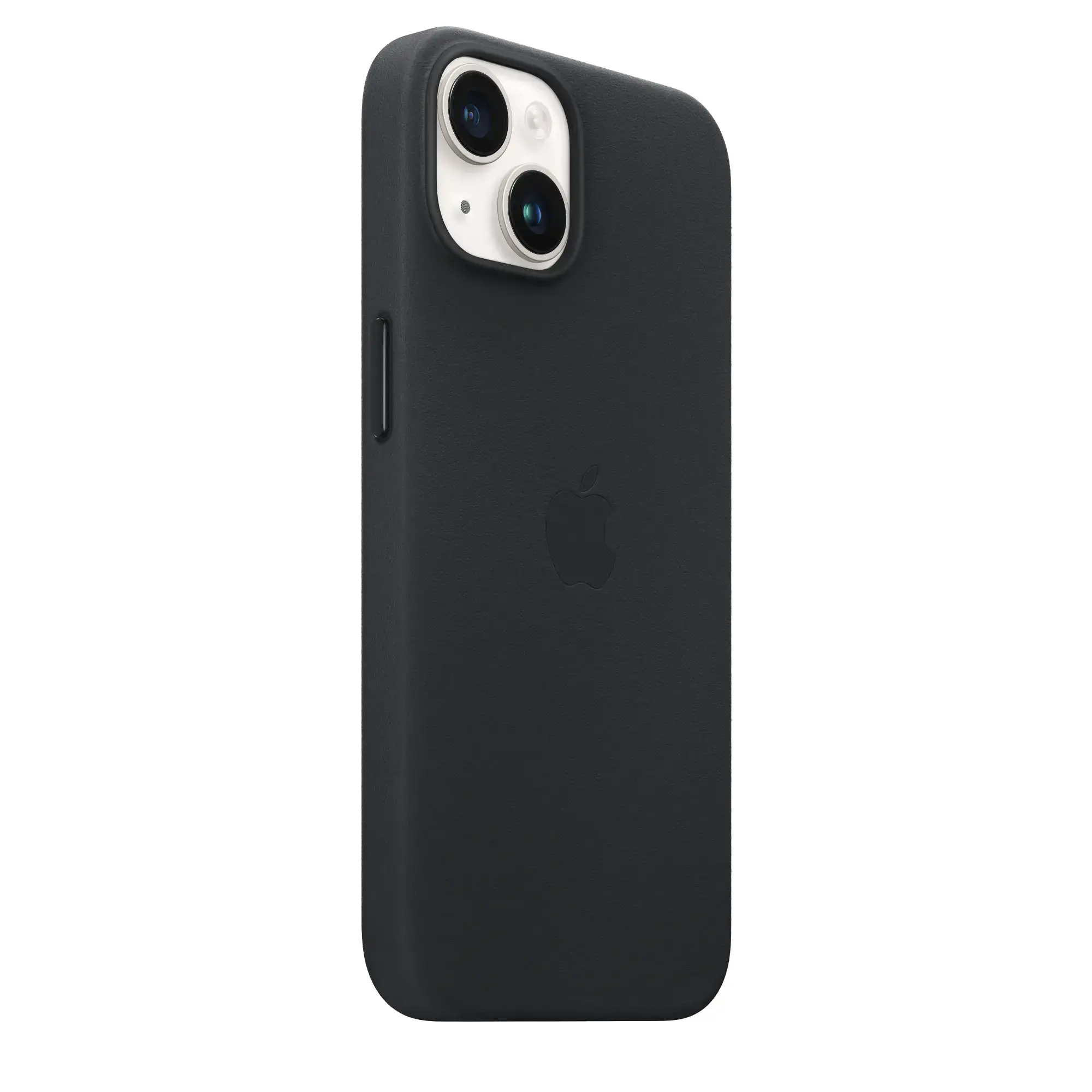 Чохол Apple iPhone 14 Leather Case with MagSafe - Midnight (MPP43)