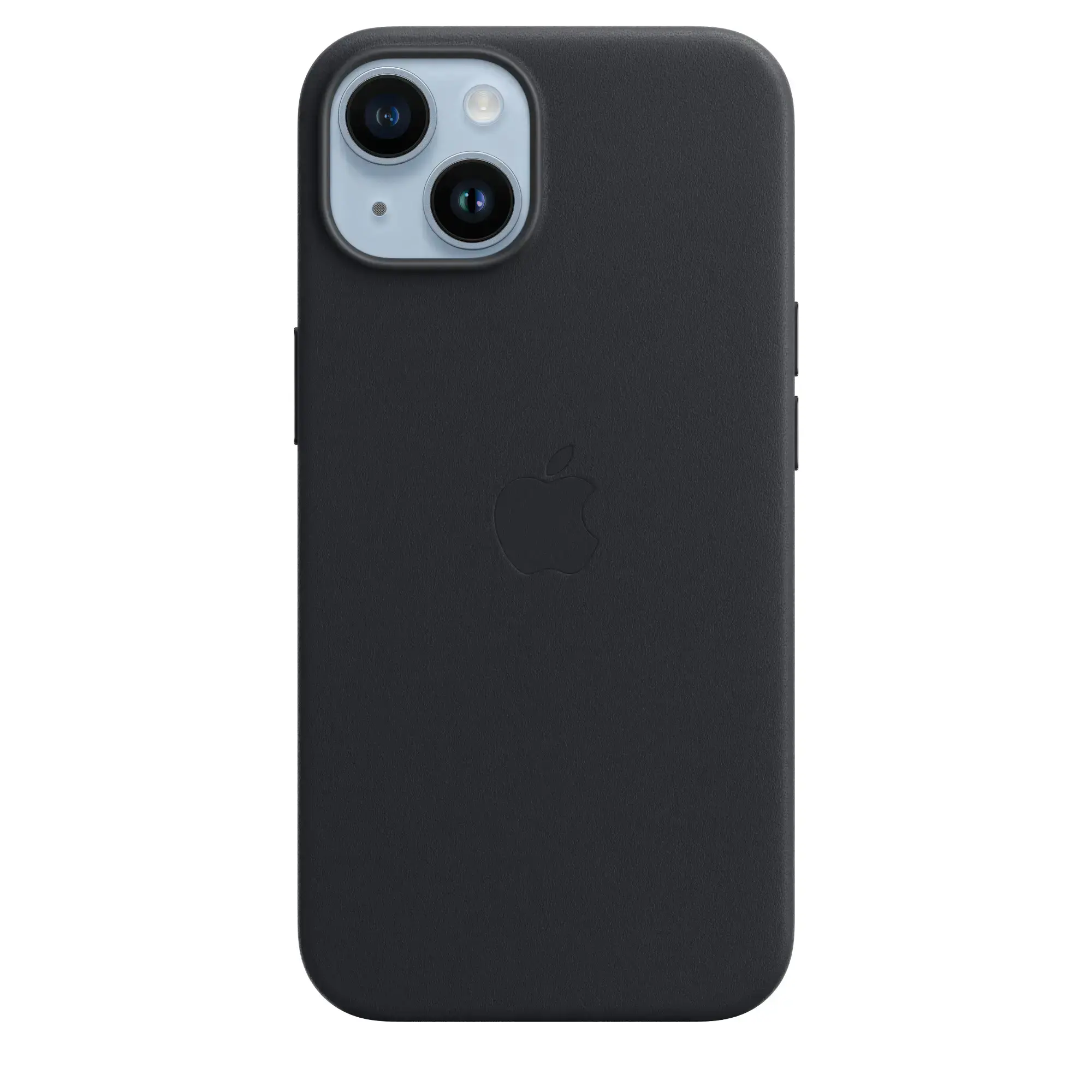 Чохол Apple iPhone 14 Leather Case with MagSafe - Midnight (MPP43)