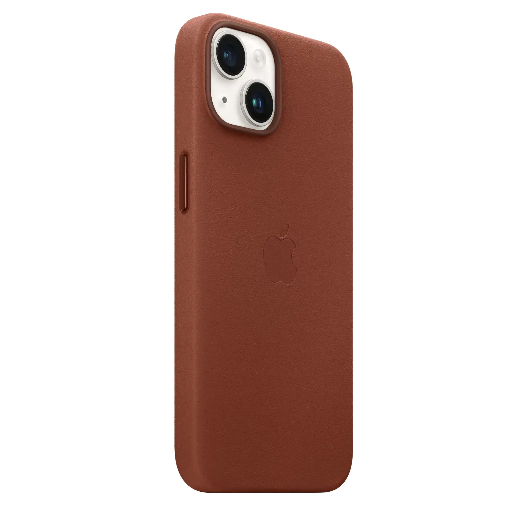Чехол Apple iPhone 14 Leather Case with MagSafe - Umber (MPP73)