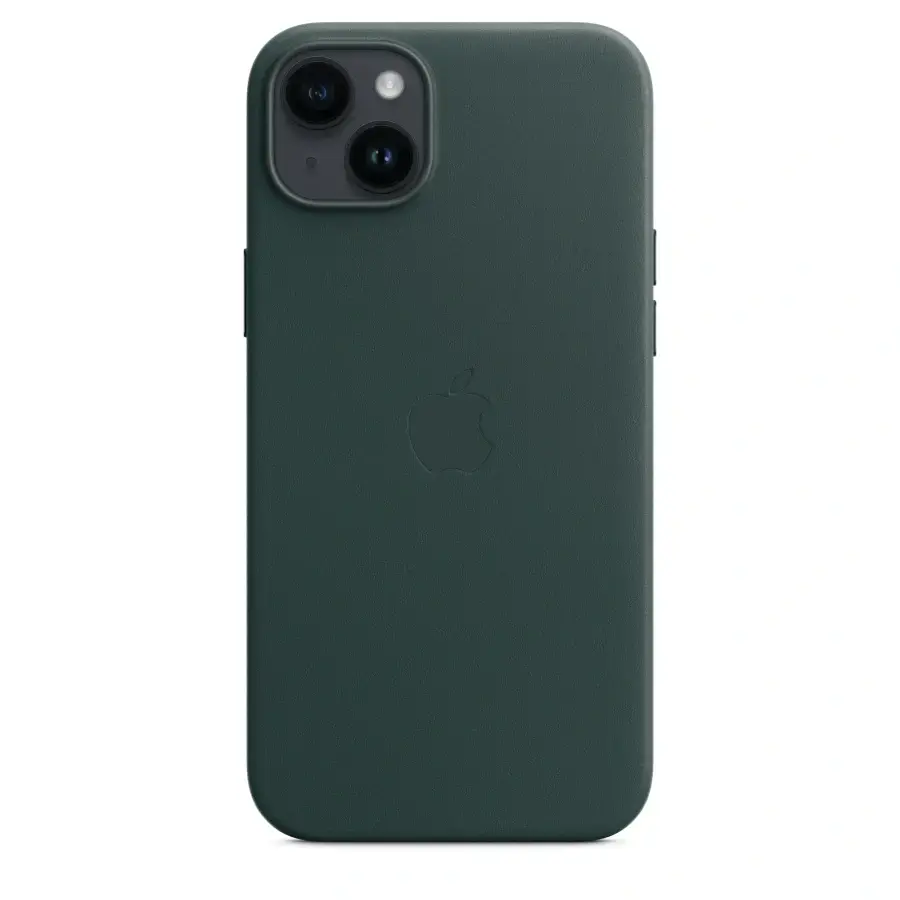 Чохол Apple iPhone 14 Plus Leather Case with MagSafe - Forest Green (MPPA3)