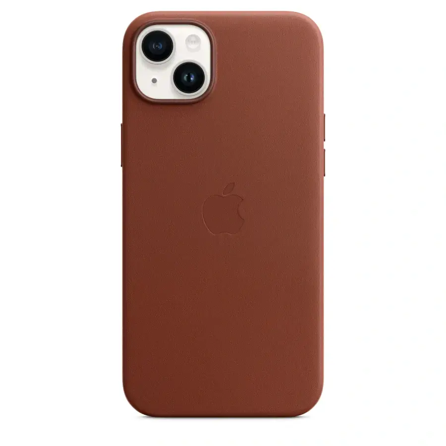 Чохол Apple iPhone 14 Plus Leather Case with MagSafe - Umber (MPPD3)