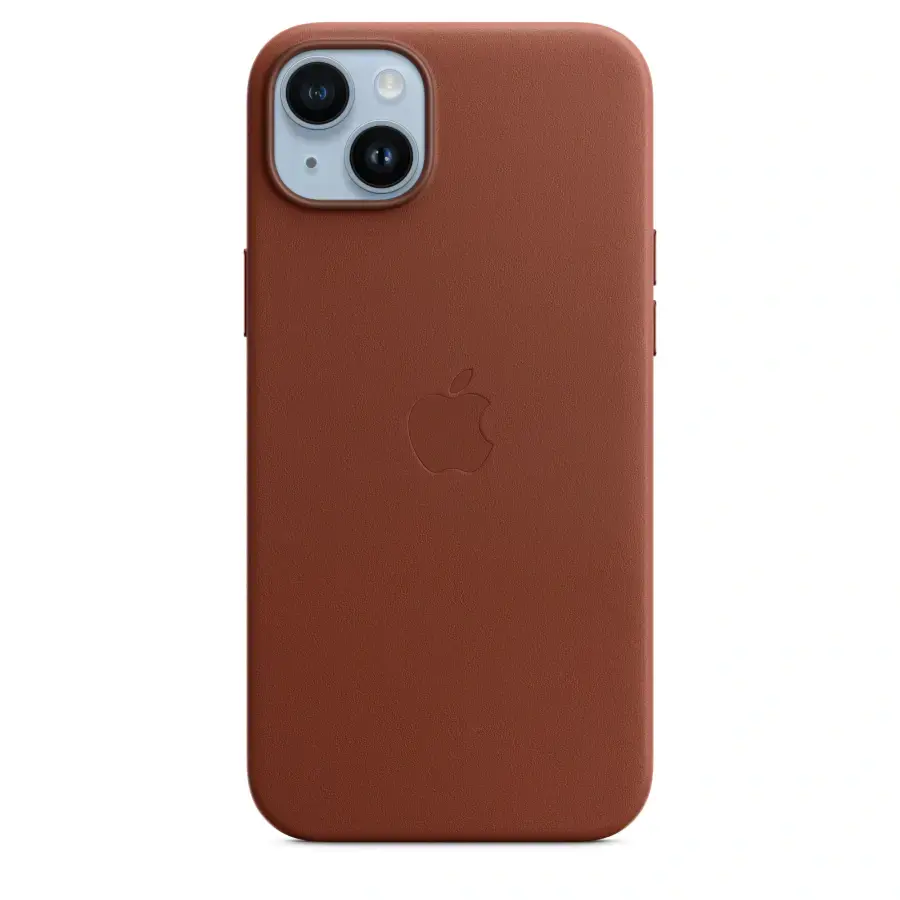 Чохол Apple iPhone 14 Plus Leather Case with MagSafe - Umber (MPPD3)