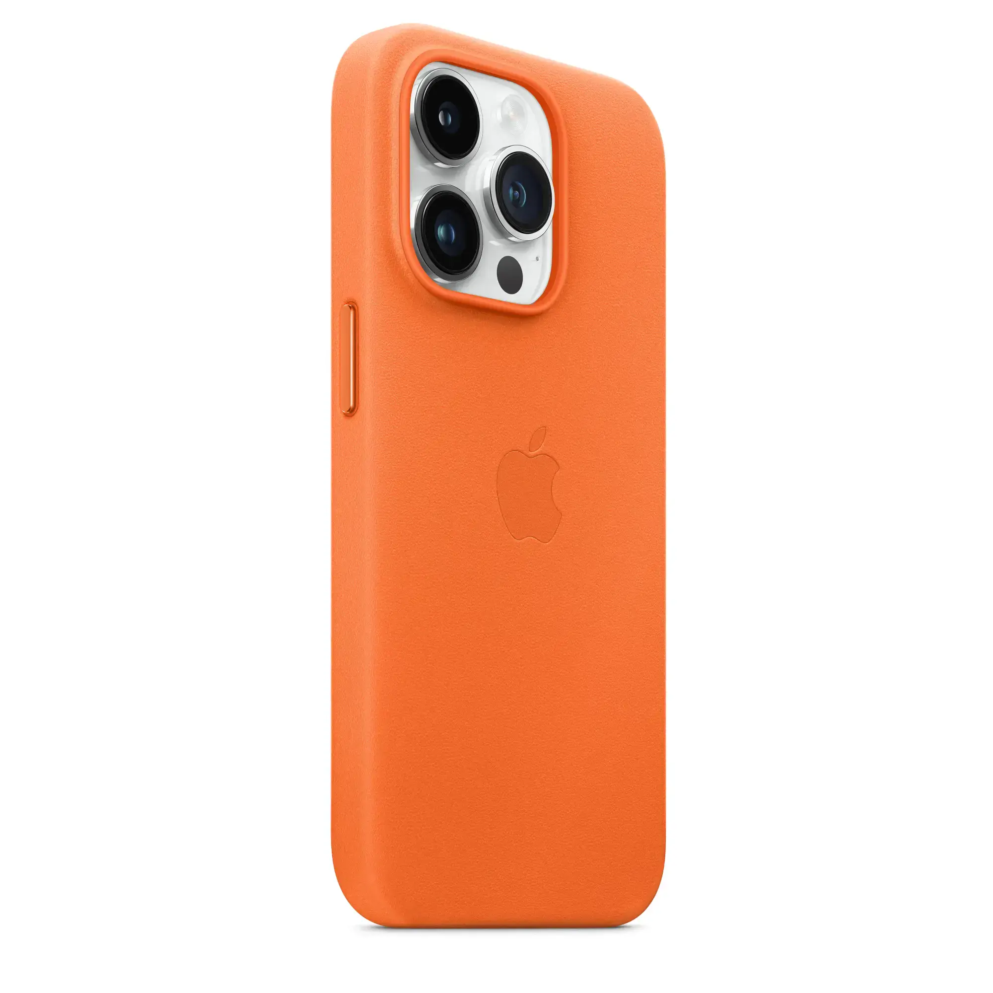 Чехол Apple iPhone 14 Pro Leather Case with MagSafe - Orange (MPPL3)