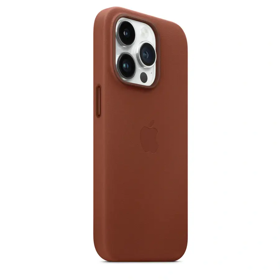Чохол Apple iPhone 14 Pro Leather Case with MagSafe - Umber (MPPK3)