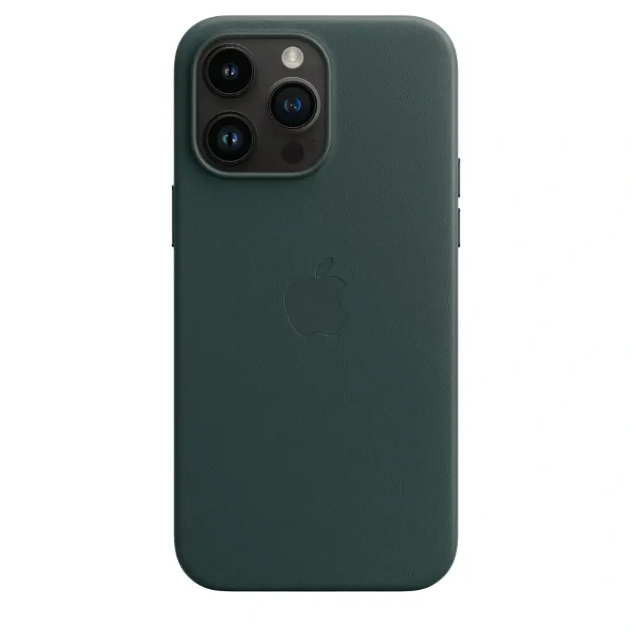 Чохол Apple iPhone 14 Pro Max Leather Case with MagSafe - Forest Green (MPPN3)