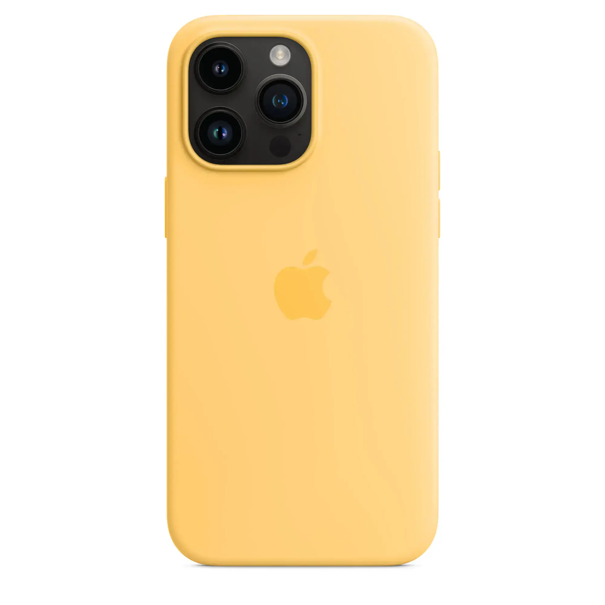 Чохол Apple iPhone 14 Pro Max Silicone Case with Animation & MagSafe (1:1 original) - Sunglow