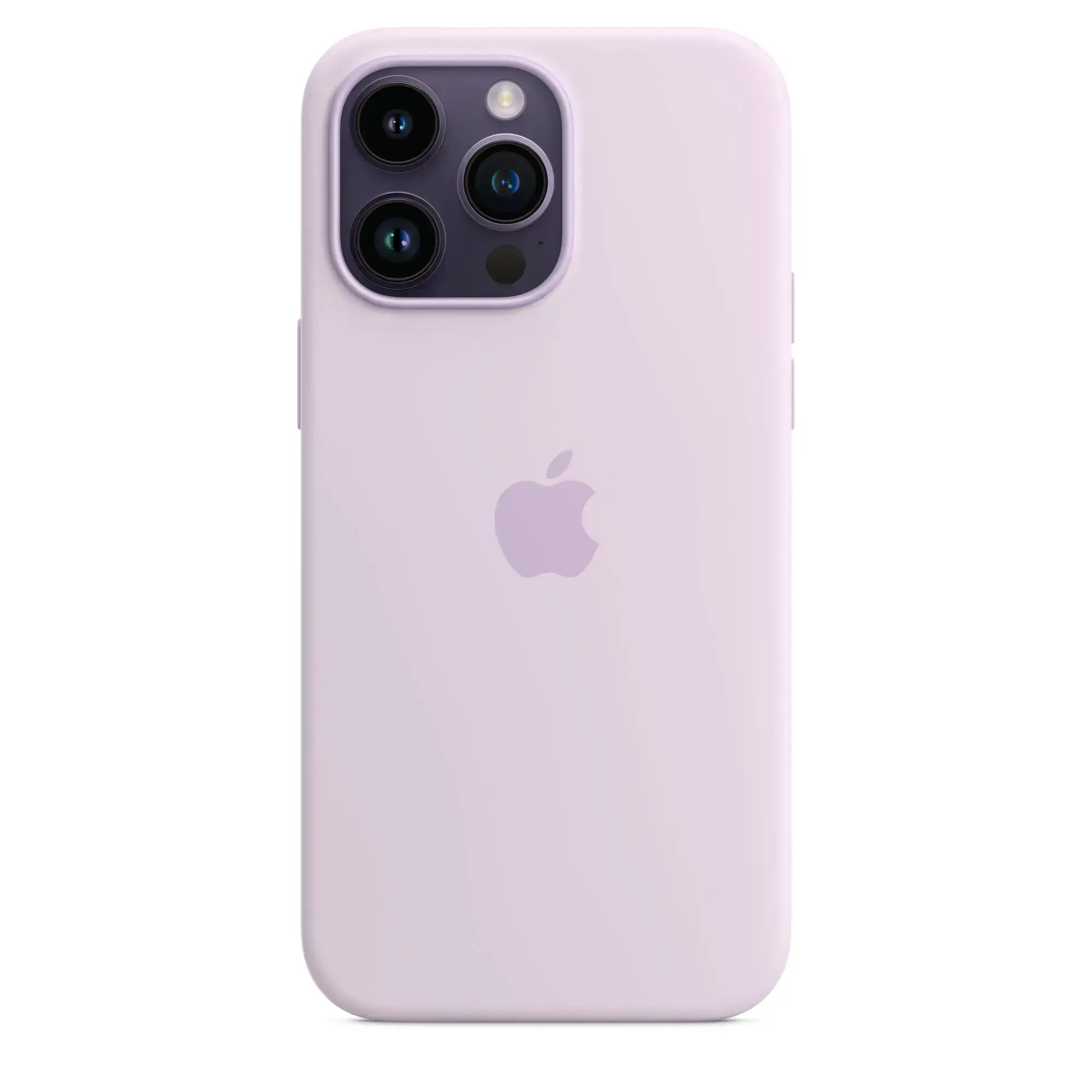 Чехол Apple iPhone 14 Pro Max Silicone Case with Animation & MagSafe (1:1 original) - Lilac