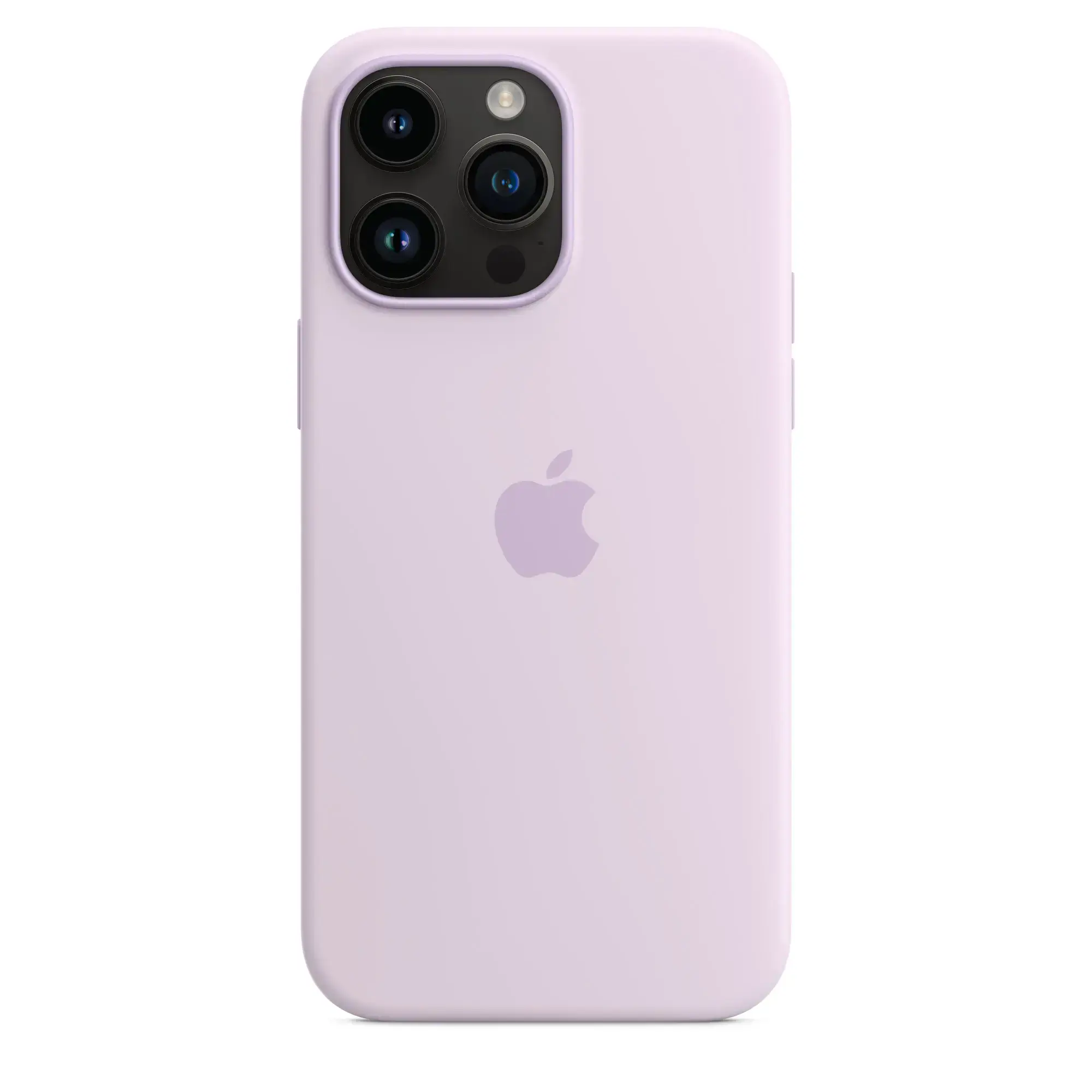 Чехол Apple iPhone 14 Pro Max Silicone Case with Animation & MagSafe (1:1 original) - Lilac