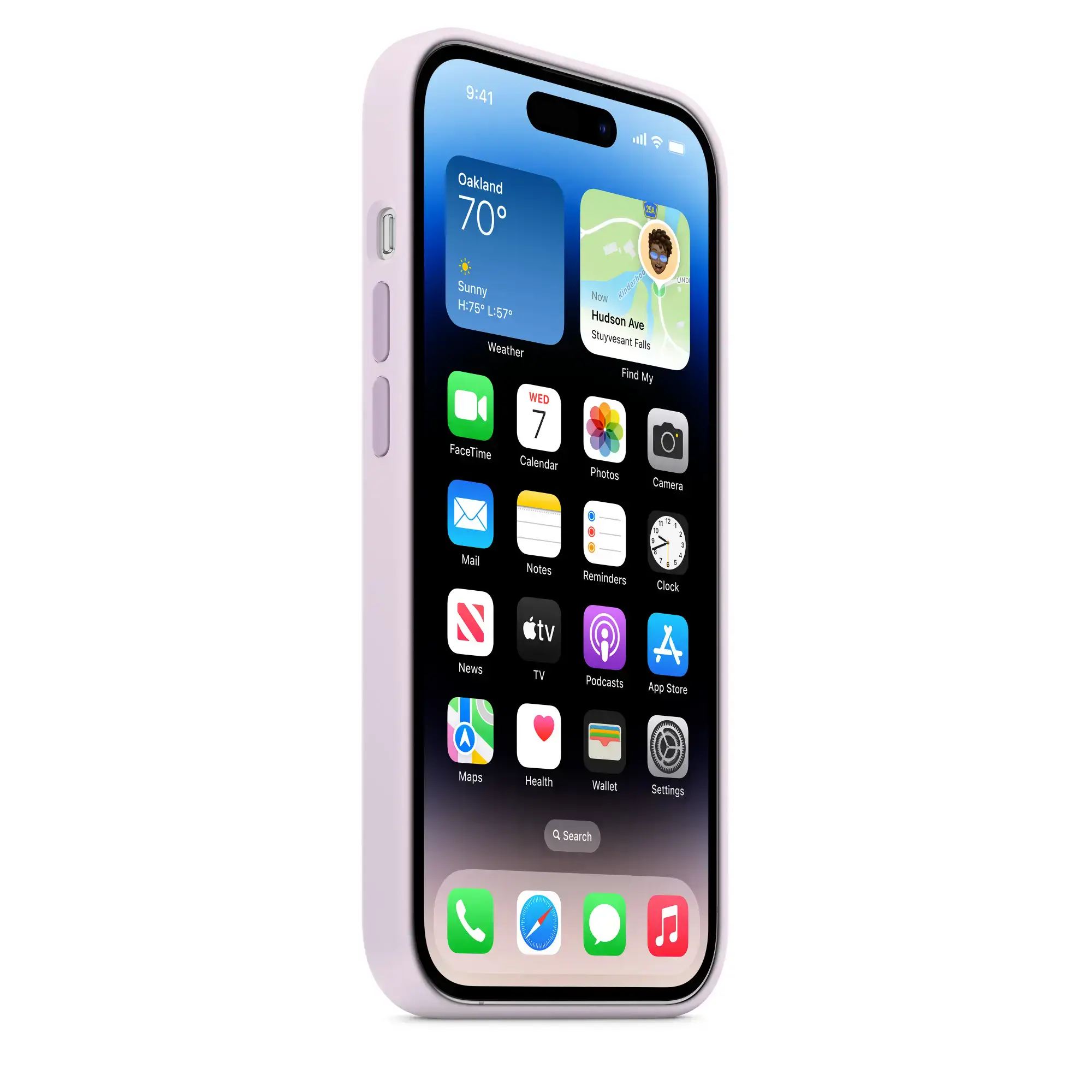Чохол Apple iPhone 14 Pro Silicone Case Lux Copy - Lilac