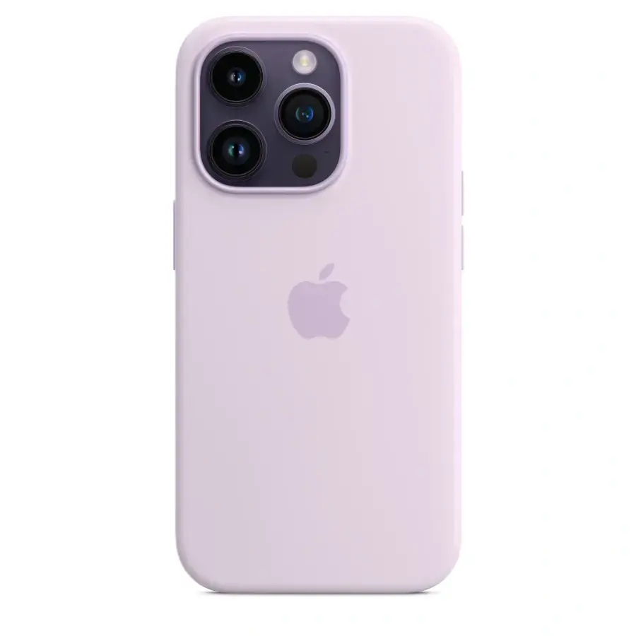 Чохол Apple iPhone 14 Pro Silicone Case with Animation & MagSafe (1:1 original) - Lilac