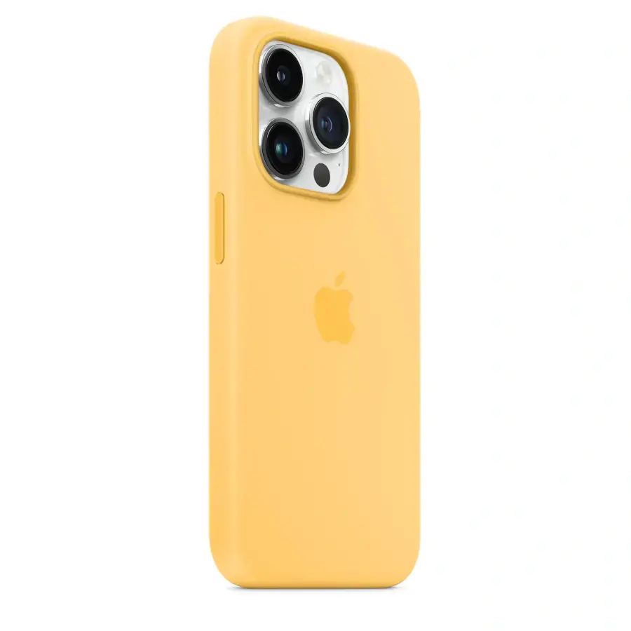 Чохол Apple iPhone 14 Pro Silicone Case with MagSafe - Sunglow (MPTM3)
