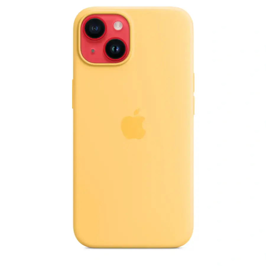 Чохол Apple iPhone 14 Silicone Case Lux Copy - Sunglow