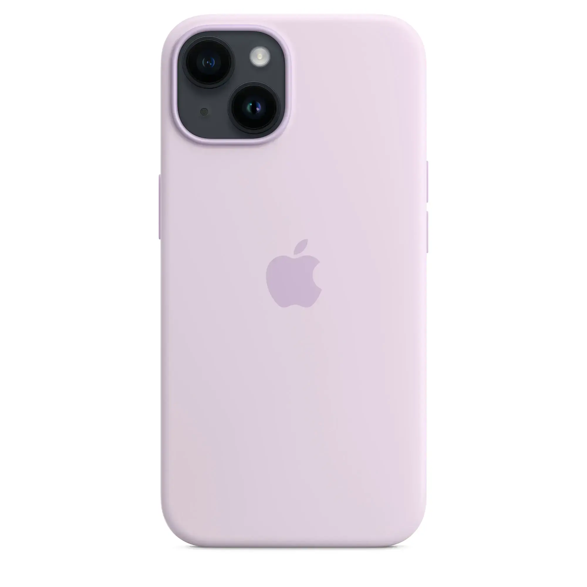 Чехол Apple iPhone 14 Silicone Case with Animation & MagSafe (1:1 original) - Lilac