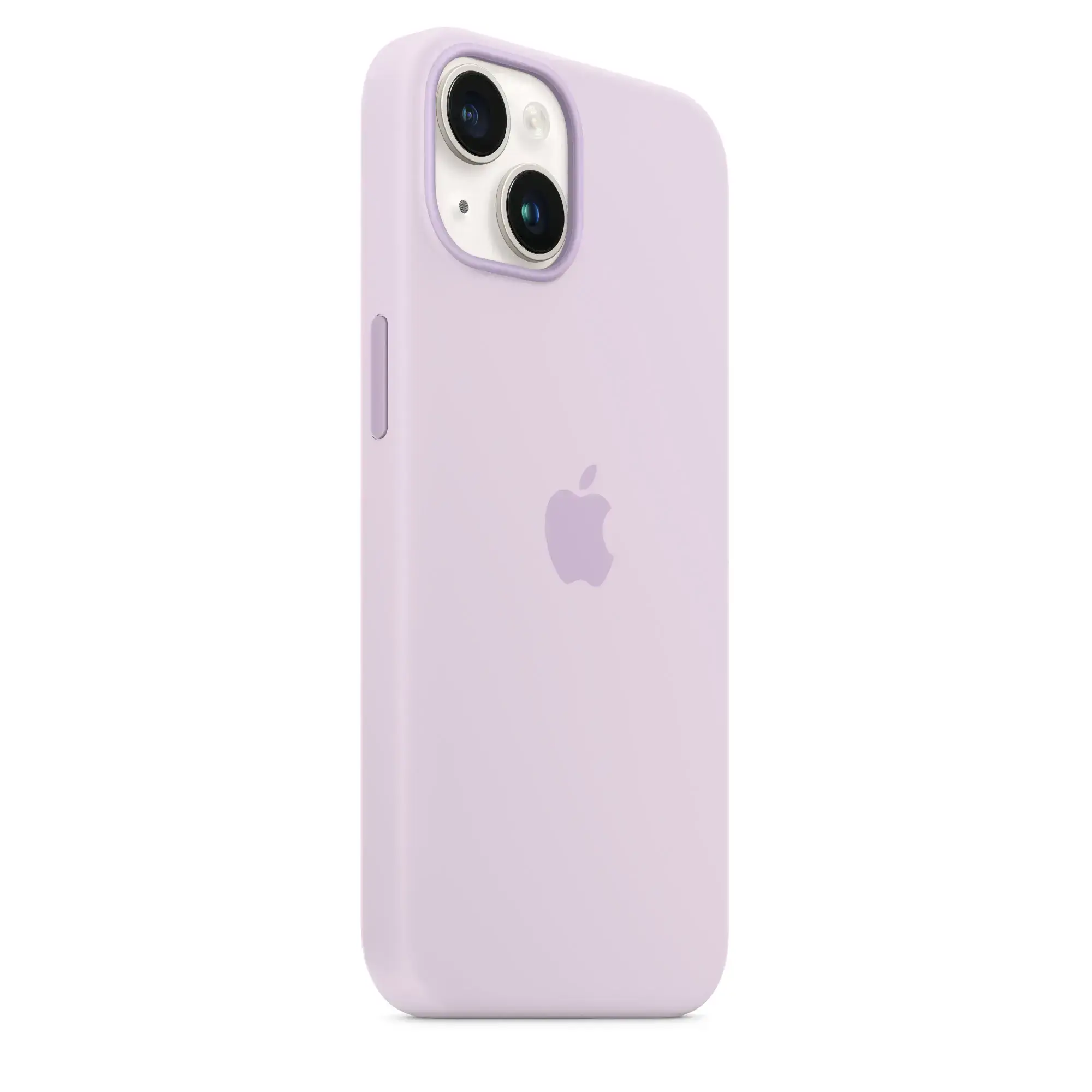 Чехол Apple iPhone 14 Silicone Case with Animation & MagSafe (1:1 original) - Lilac