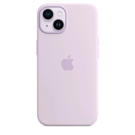 Чохол Apple iPhone 14 Silicone Case with Animation & MagSafe (1:1 original) - Lilac