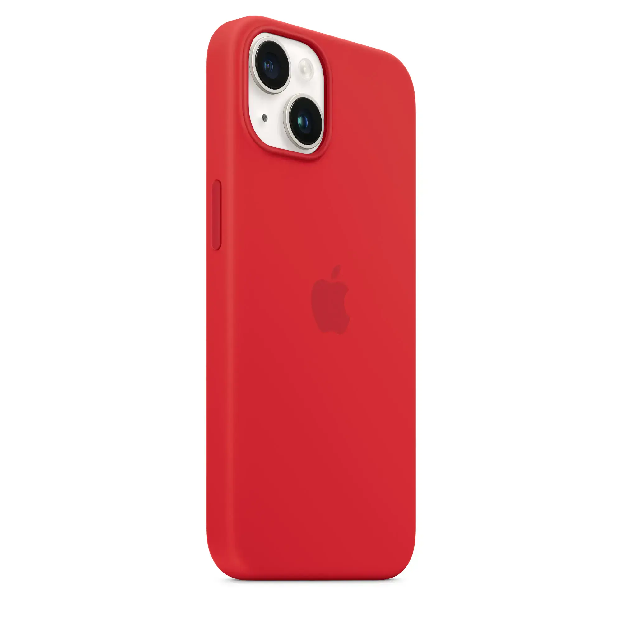 Чехол Apple iPhone 14 Silicone Case with Animation & MagSafe (1:1 original) - (Product) Red