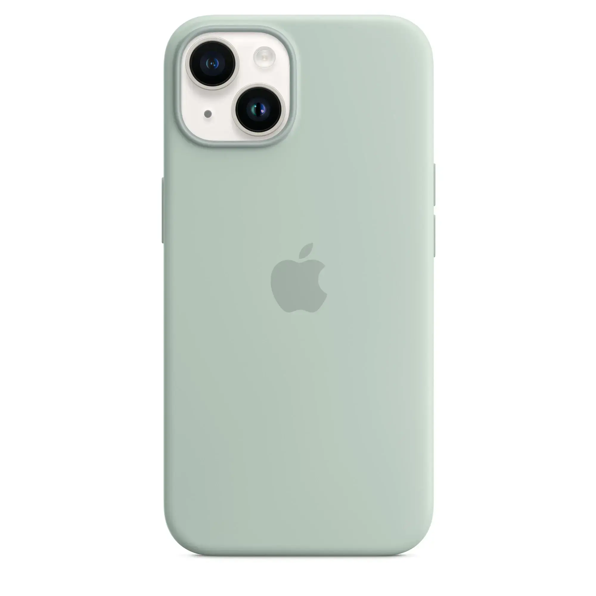 Чехол Apple iPhone 14 Silicone Case with Animation & MagSafe (1:1 original) - Succulent