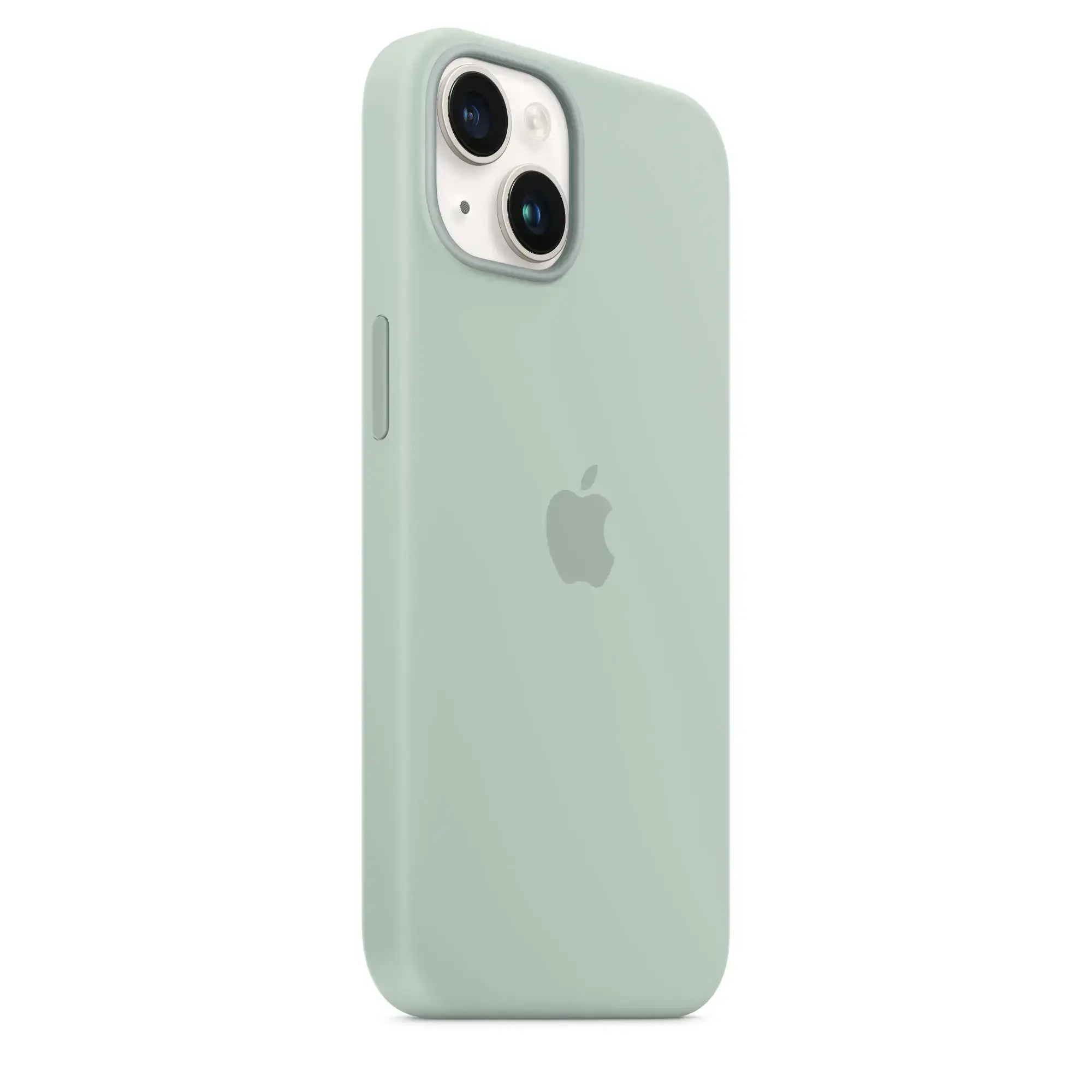 Чехол Apple iPhone 14 Silicone Case with Animation & MagSafe (1:1 original) - Succulent