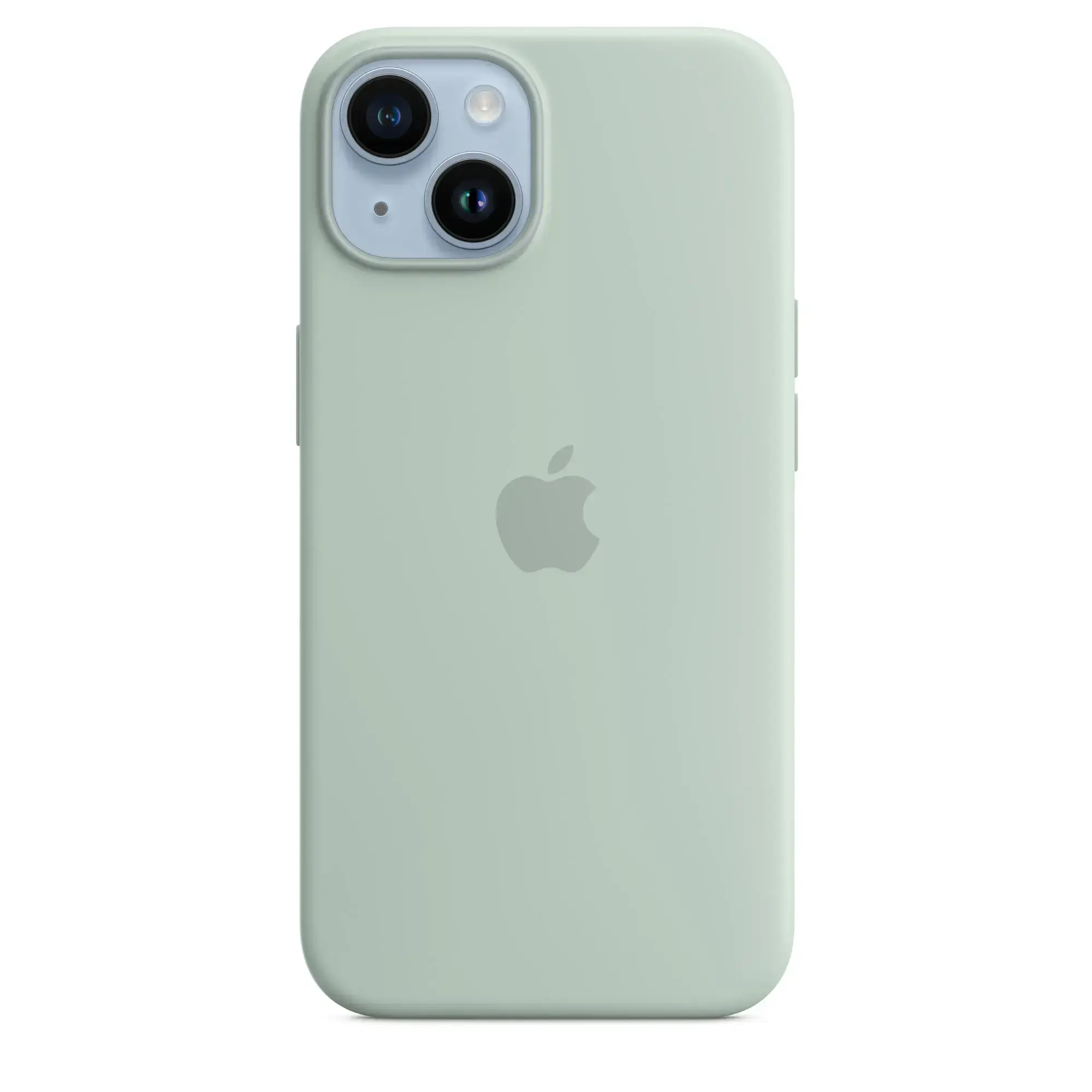 Чехол Apple iPhone 14 Silicone Case with Animation & MagSafe (1:1 original) - Succulent