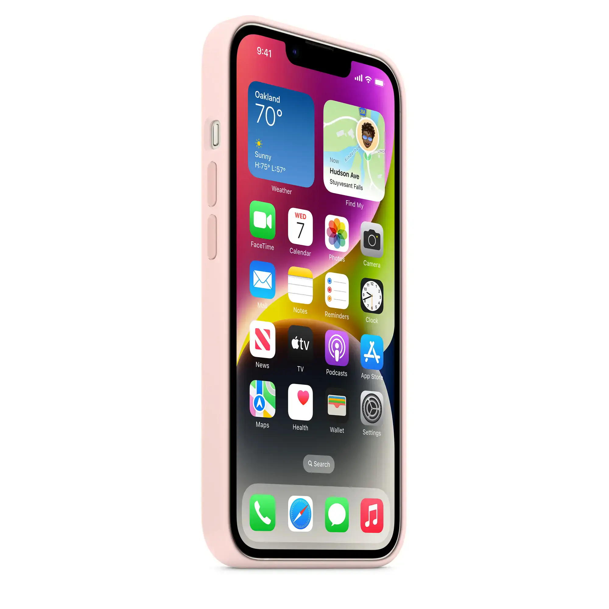 Чохол Apple iPhone 14 Silicone Case with MagSafe - Chalk Pink (MPRX3)