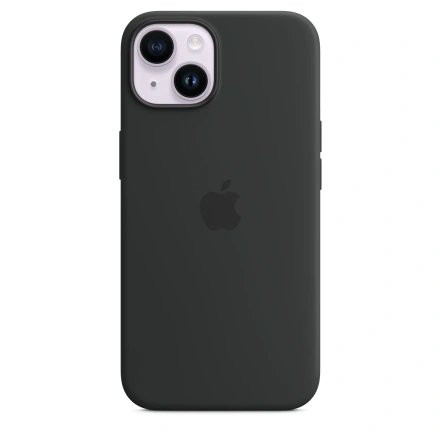 Чехол Apple iPhone 14 Silicone Case with MagSafe - Midnight (MPRU3)