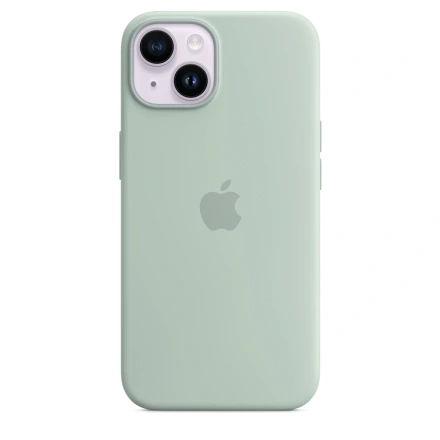 Чехол Apple iPhone 14 Silicone Case with MagSafe - Succulent (MPT13)