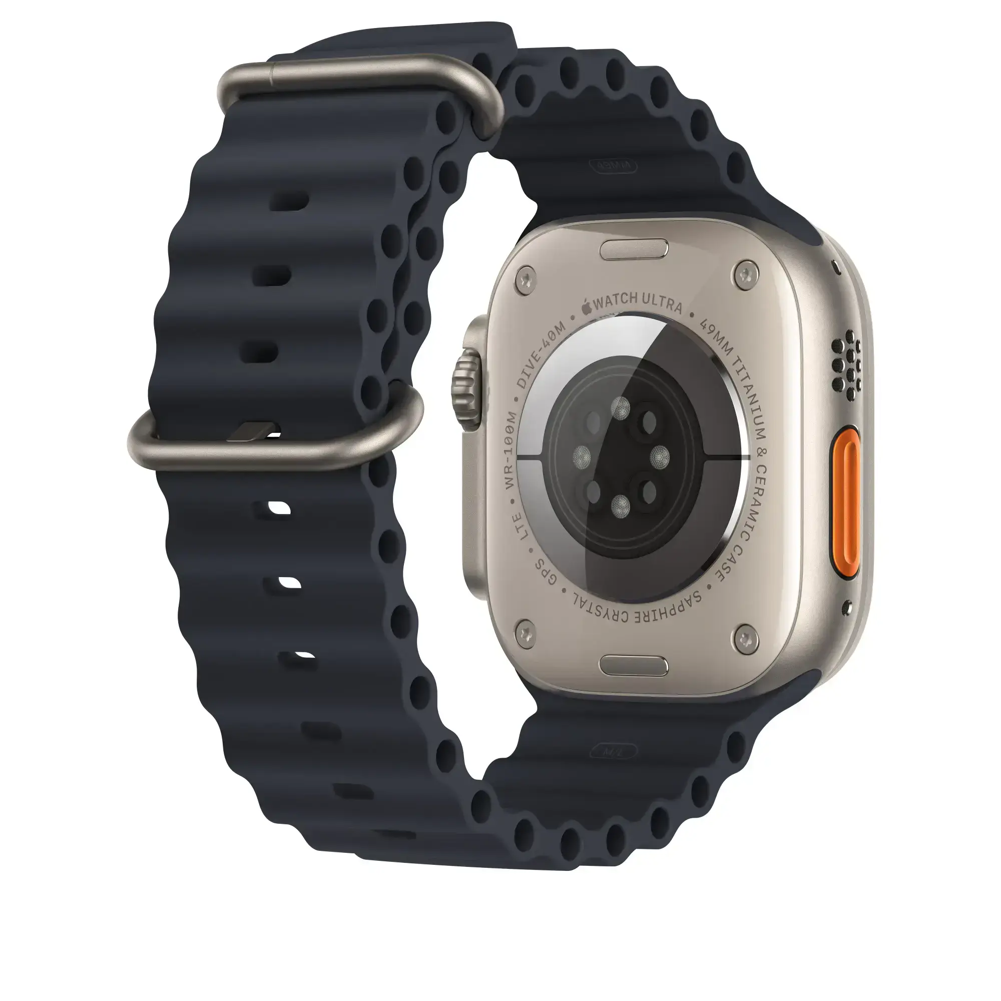 Ремешок Apple Ocean Band для Apple Watch 49mm - Midnight (MQEE3)