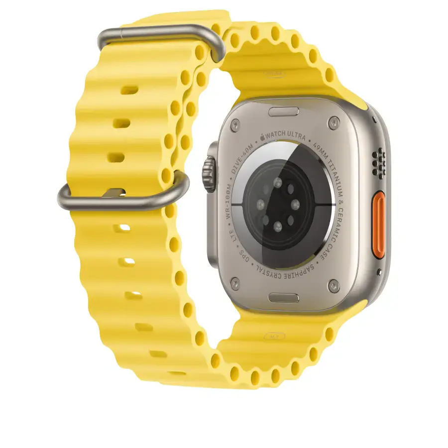 Ремешок Apple Ocean Band для Apple Watch 49mm - Yellow (MQEC3)