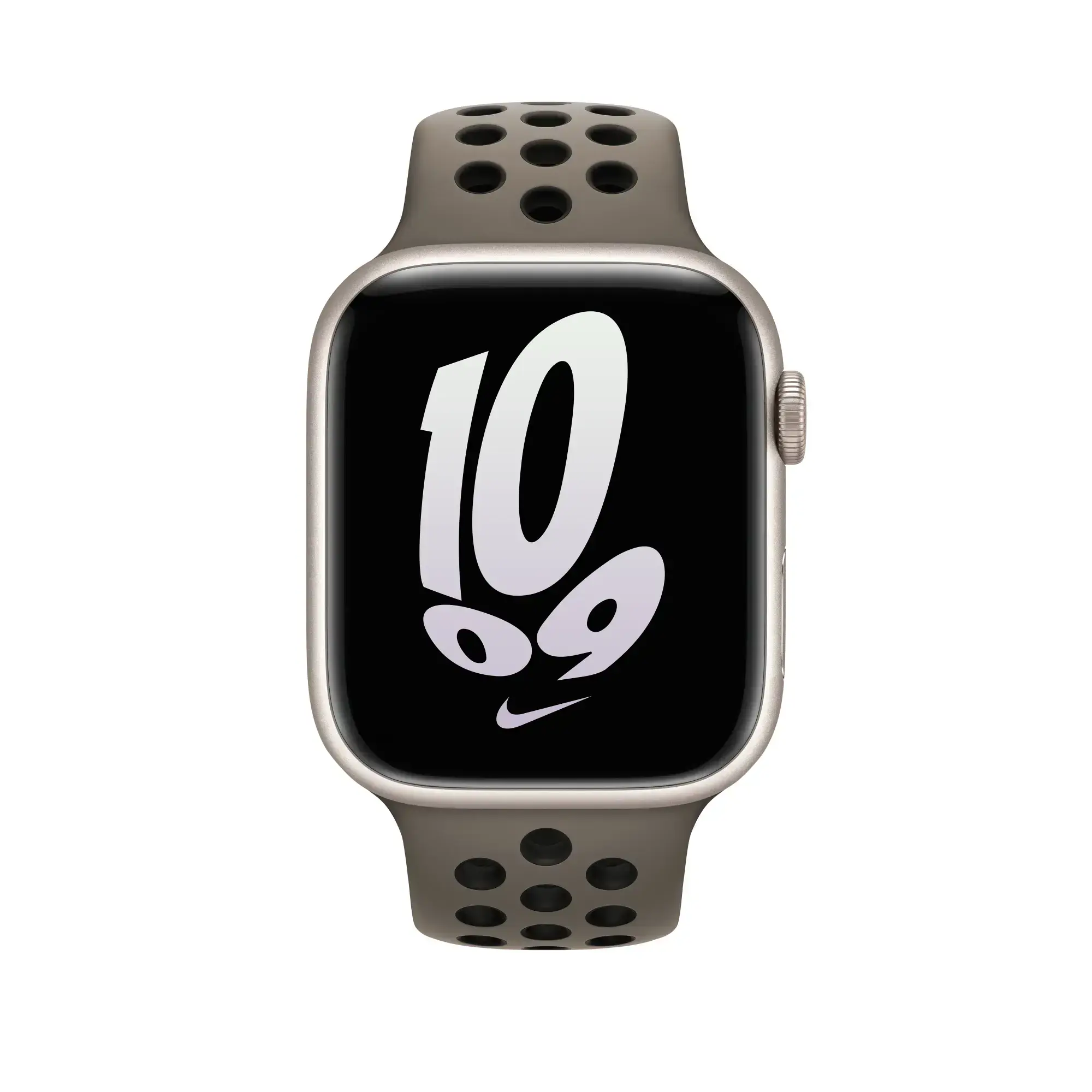 Ремешок Apple Olive Grey/Black Nike Sport Band S/M для Apple Watch 38/40/41/42mm (MPGU3)