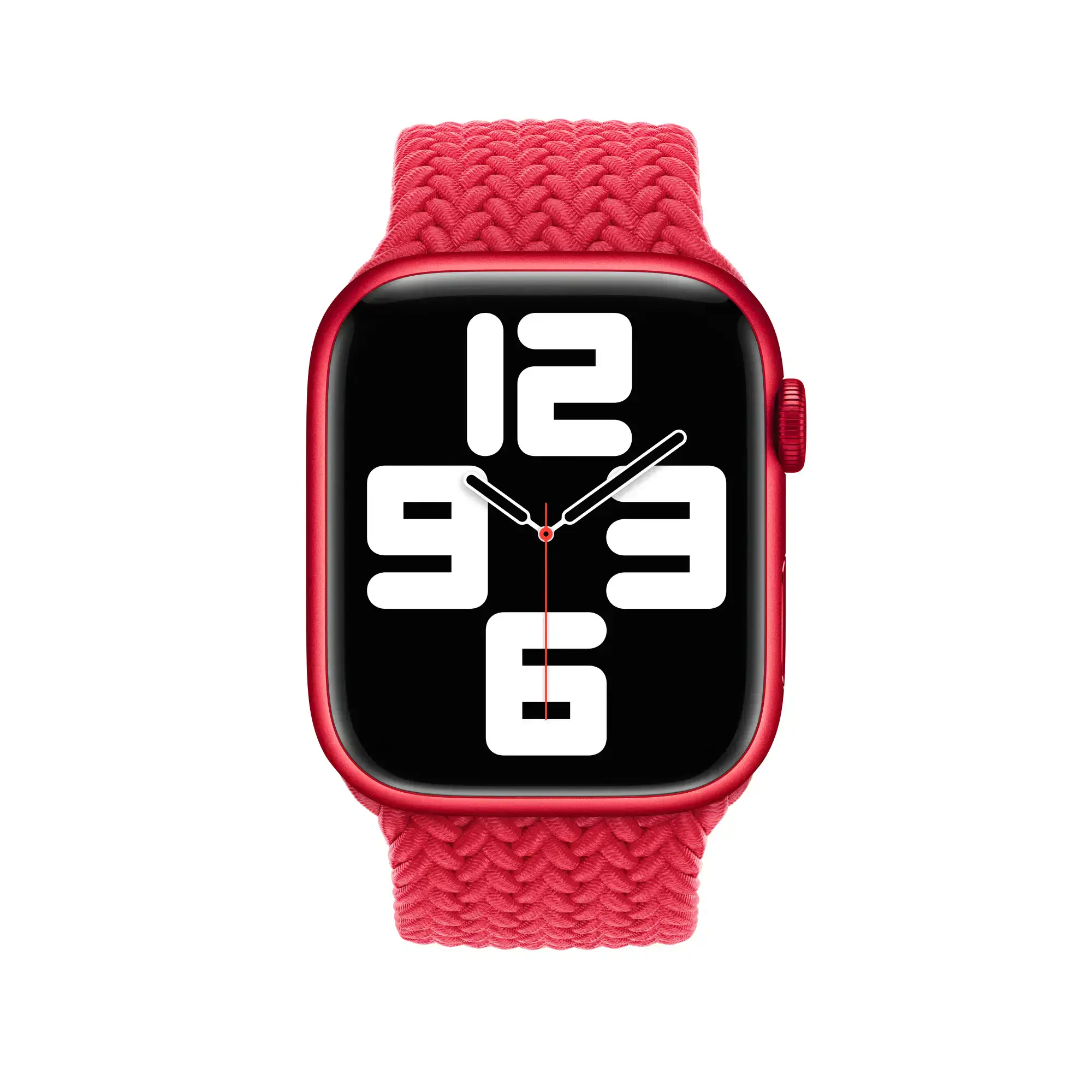 Ремешок Apple (PRODUCT)RED Braided Solo Loop - Size 4 для Apple Watch 42/44/45/49mm (MPC93)