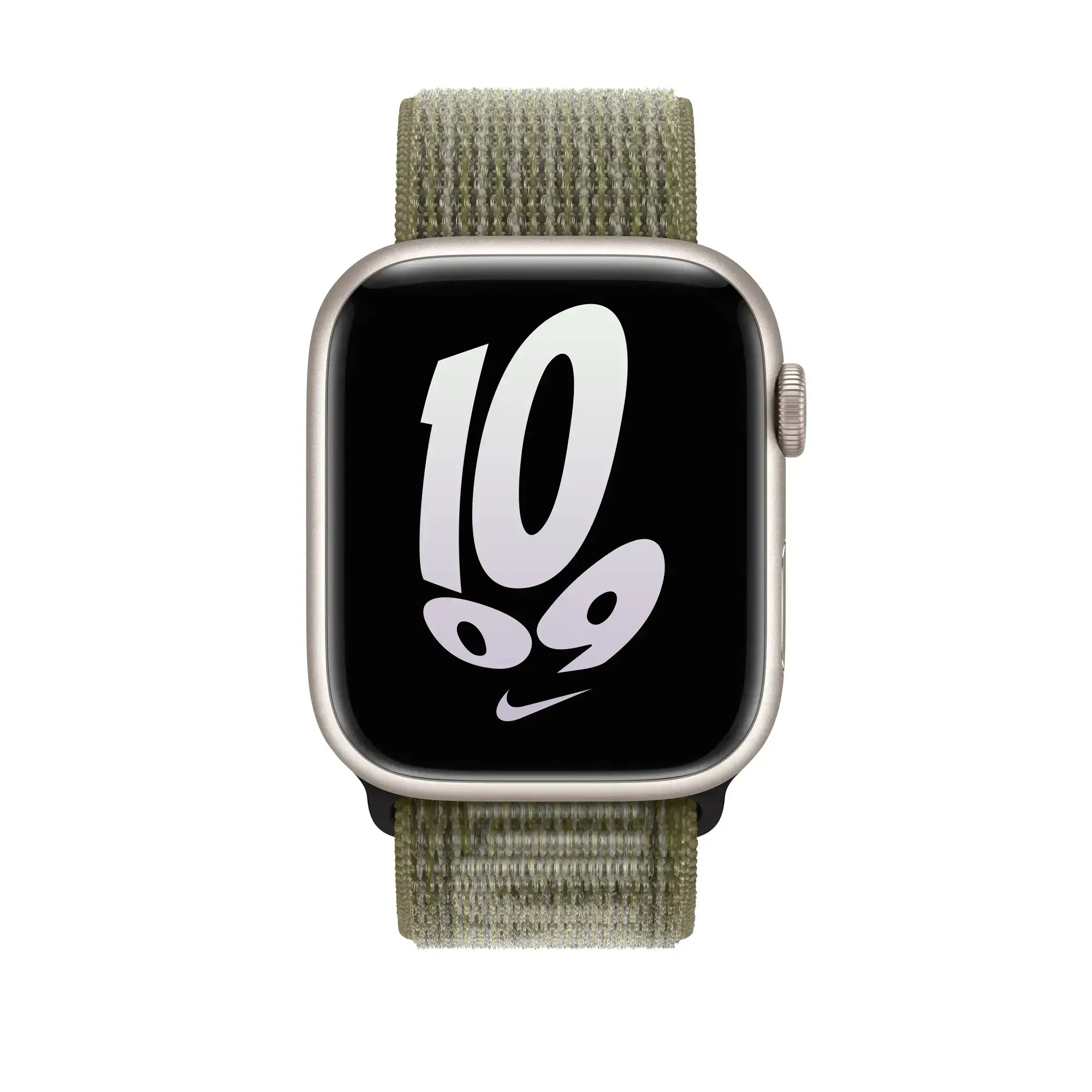 Ремінець Apple Sequoia/Pure Platinum Nike Sport Loop для Apple Watch 38/40/41/42mm (MPHX3)