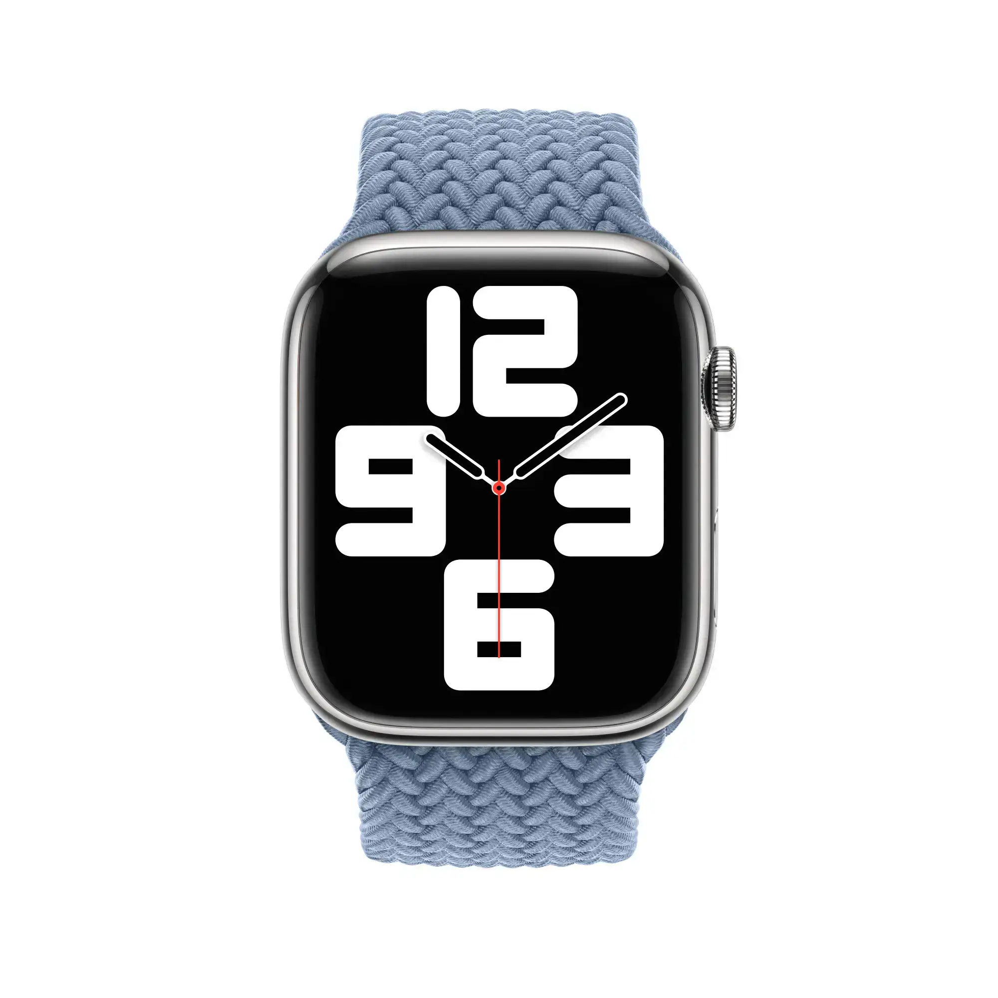 Ремінець Apple Slate Blue Braided Solo Loop - Size 1 для Apple Watch 42/44/45/49mm (MQGQ3)