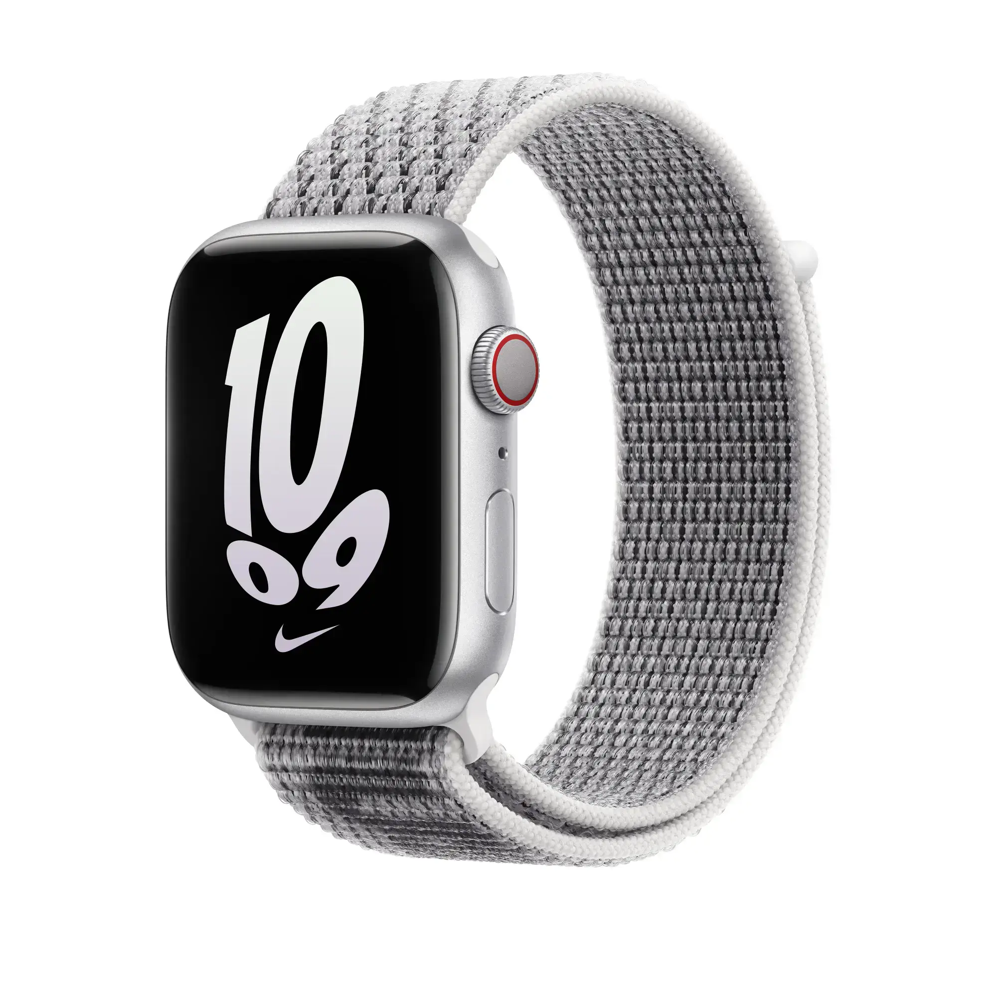 Ремешок Apple Summit White/Black Nike Sport Loop для Apple Watch 42/44/45/49mm (MPJ03)
