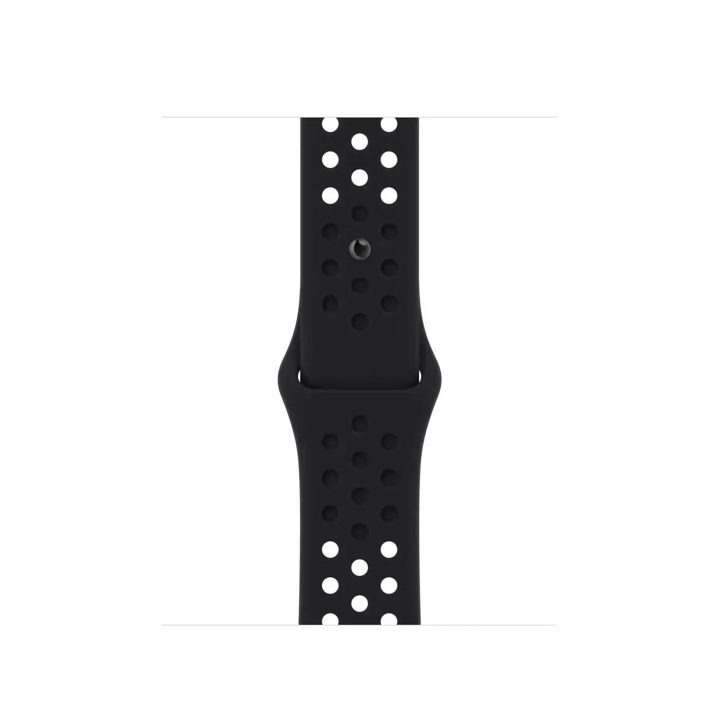Apple Watch Nike Series 8 GPS 41mm Midnight Aluminum Case with Black/Black Nike Sport Band - Regular (MPGN3)