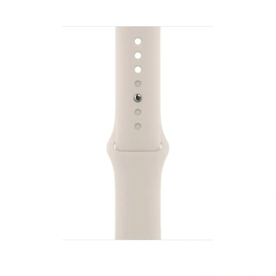 Apple Watch SE 2 GPS 44mm Starlight Aluminum Case with Starlight Sport Band - Regular (MNJX3)