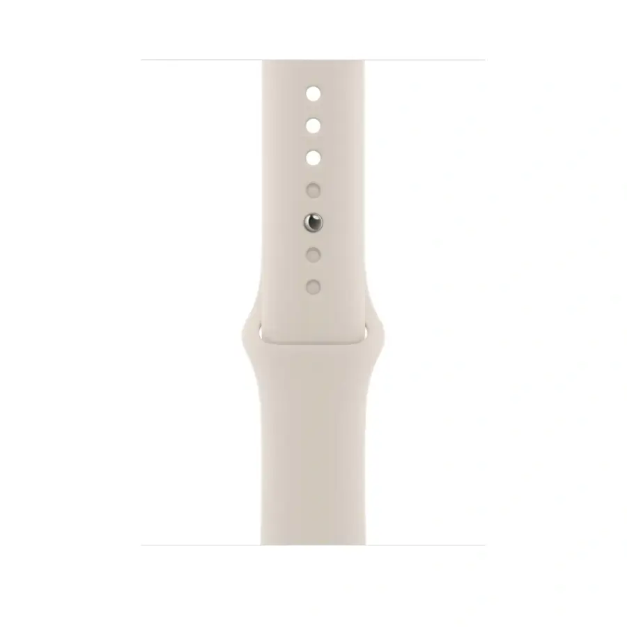 Apple Watch Series 8 GPS + Cellular 45mm Starlight Aluminum Case with Starlight Sport Band - Regular (MNK73)
