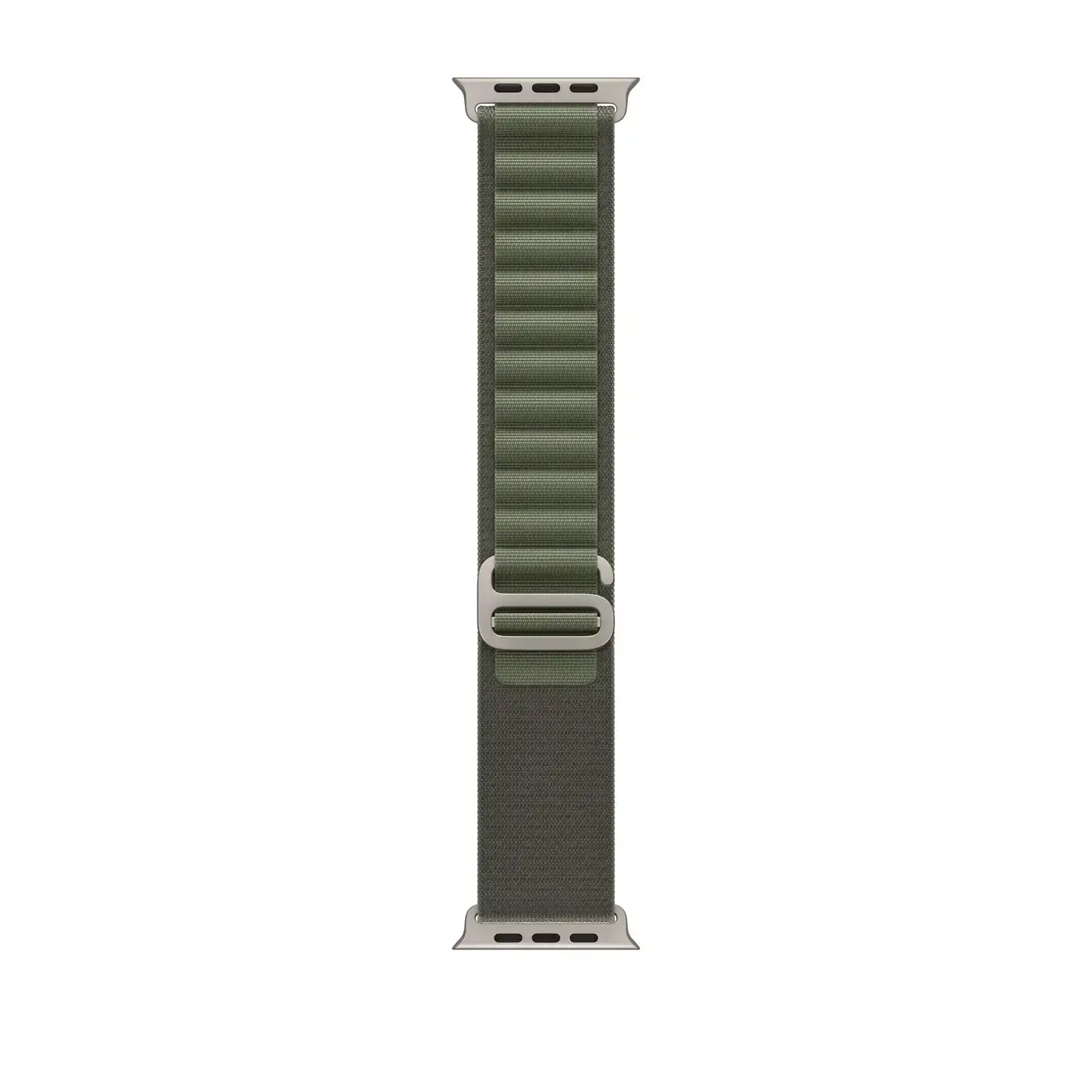 Apple Watch Ultra GPS + Cellular 49mm Titanium Case with Green Alpine Loop - Large (MQEX3, MQFP3)